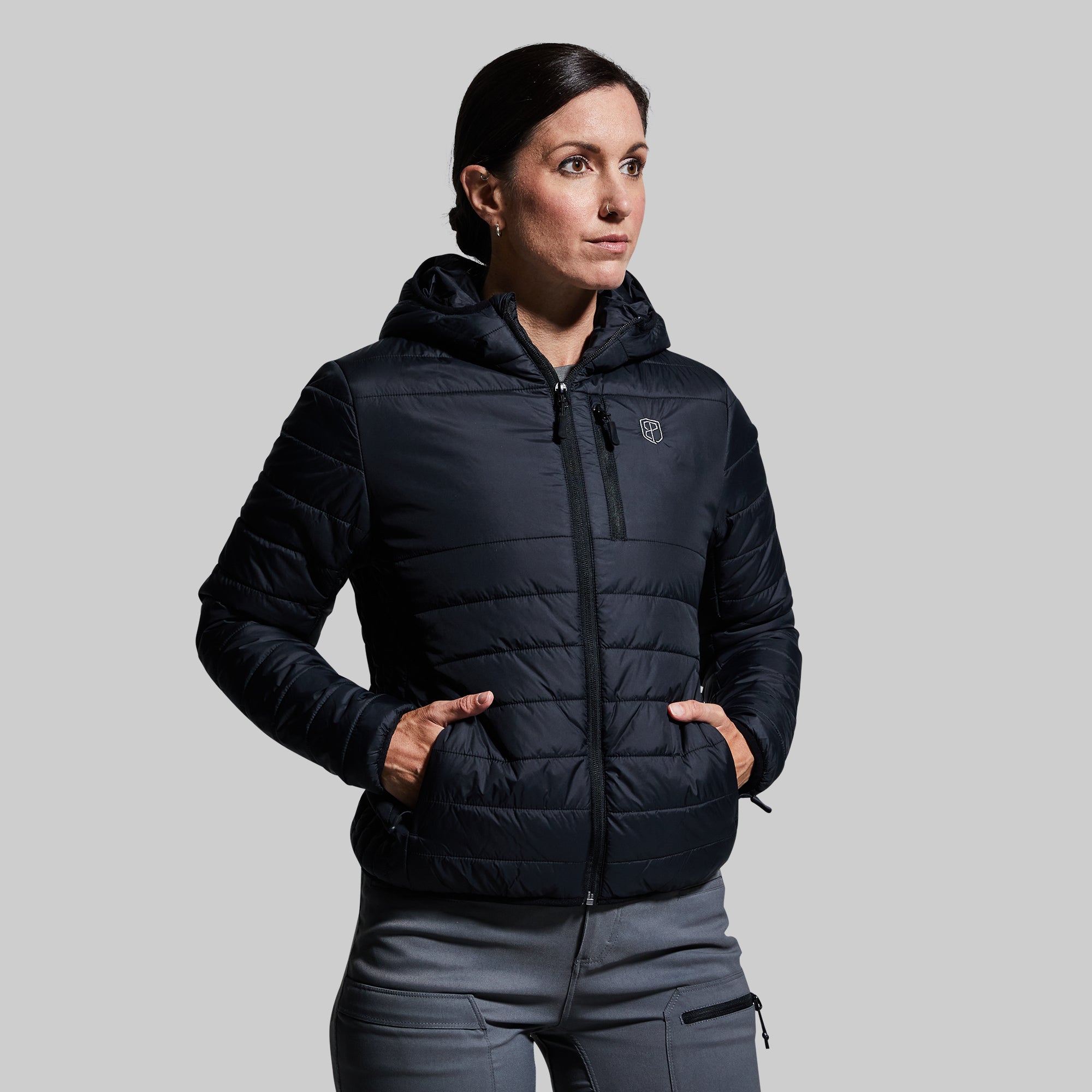 Women's Tundra Jacket (Black) - Image 9