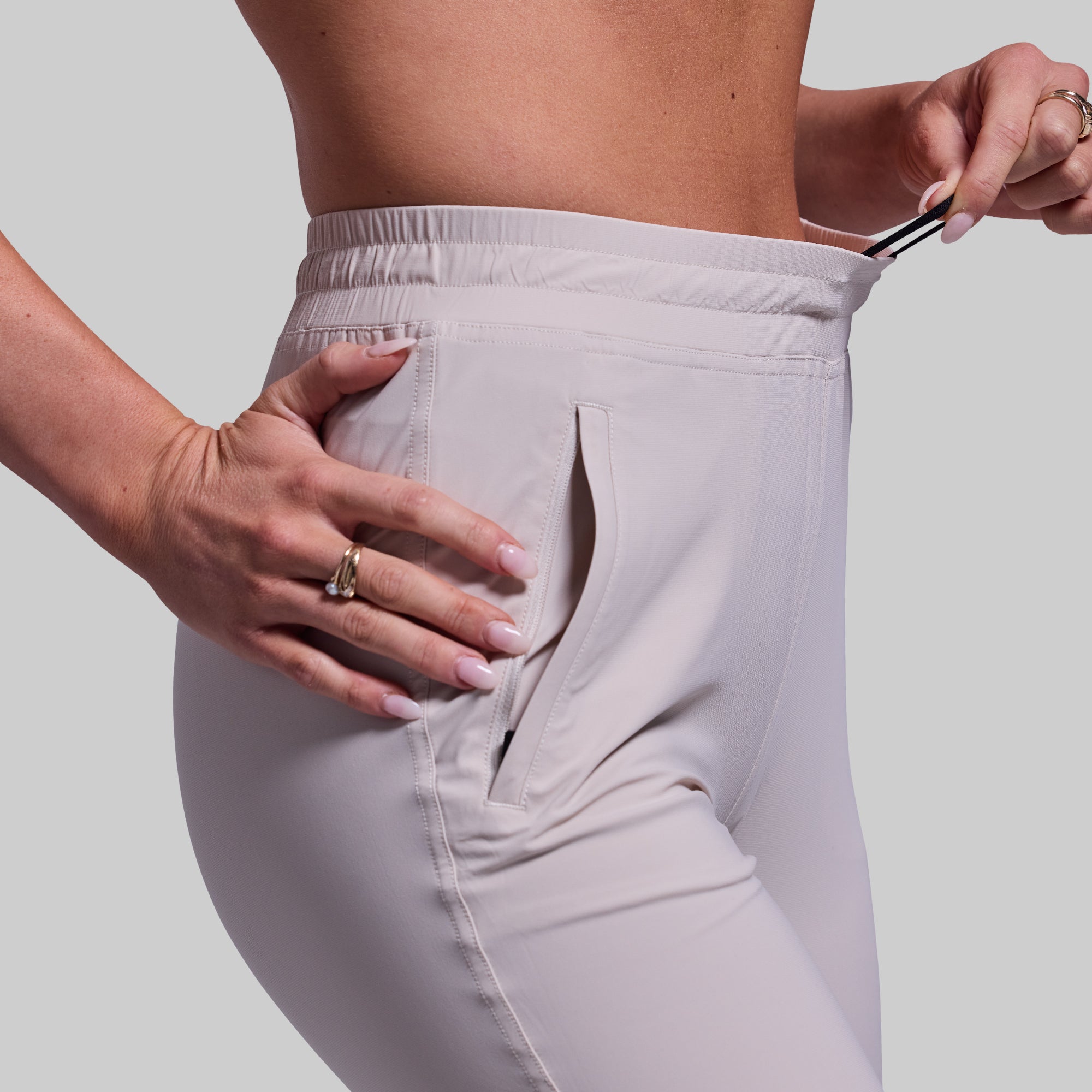 Women's Performance Jogger (Oatmeal) - Image 6