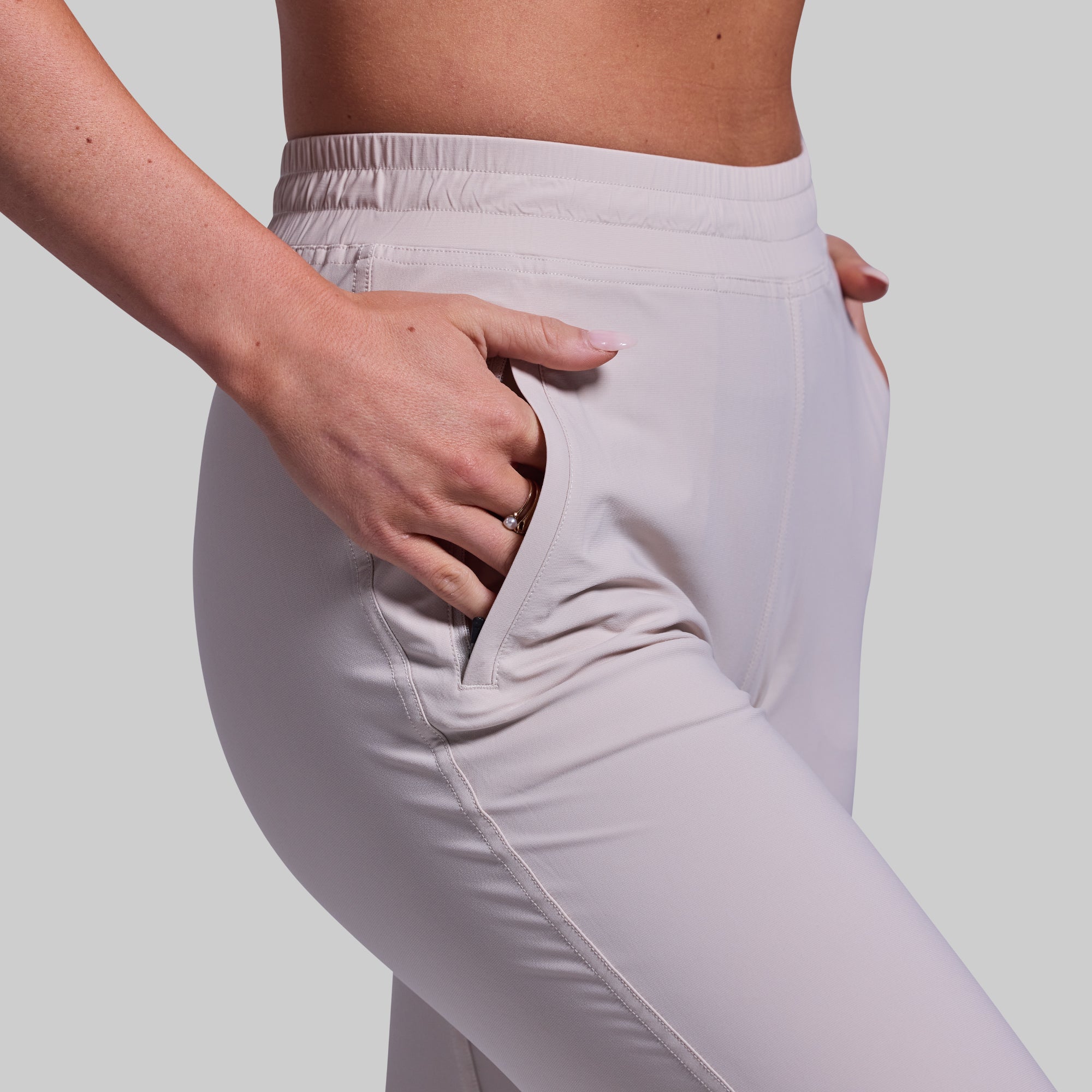 Women's Performance Jogger (Oatmeal) - Image 4