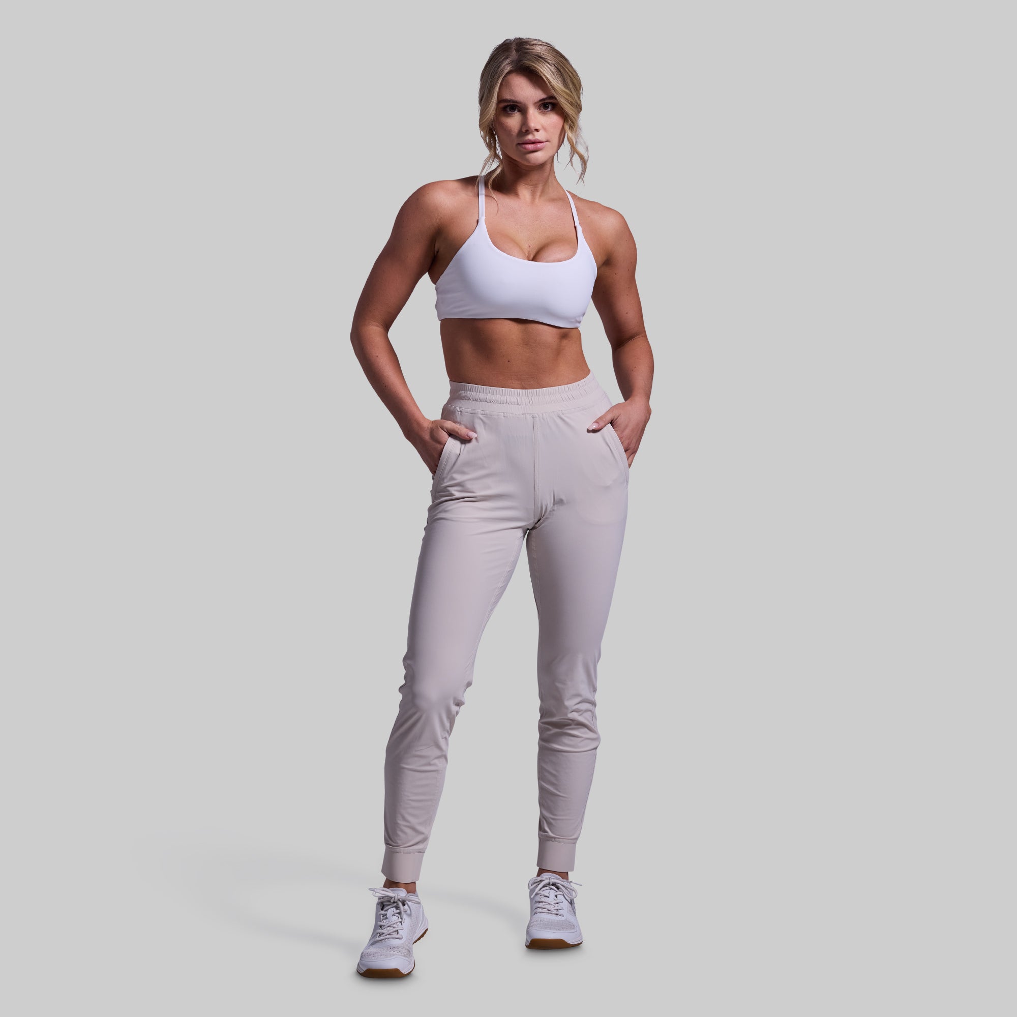 Women's Performance Jogger (Oatmeal) - Image 8