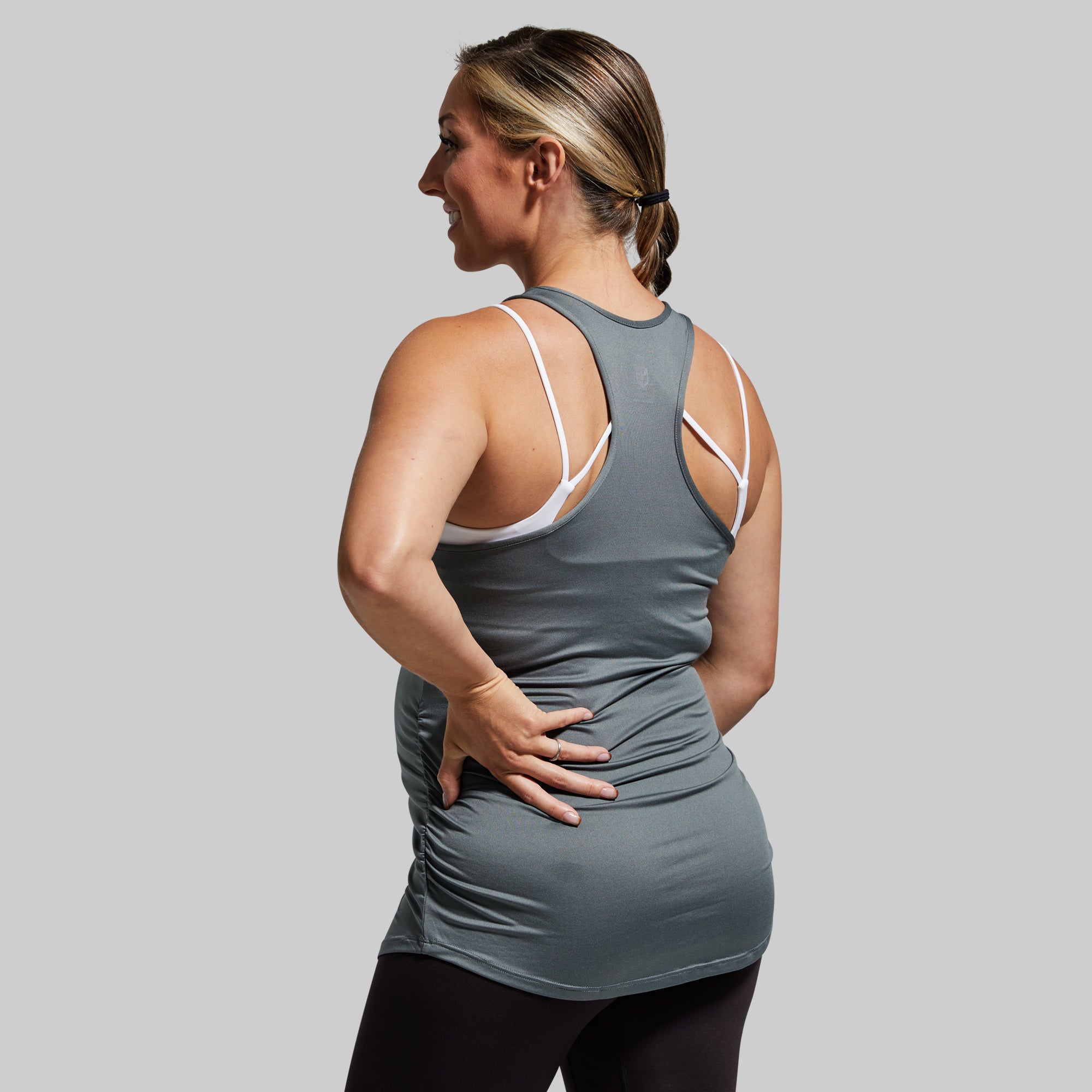 Maternity Staple Tank (Slate) - Image 3