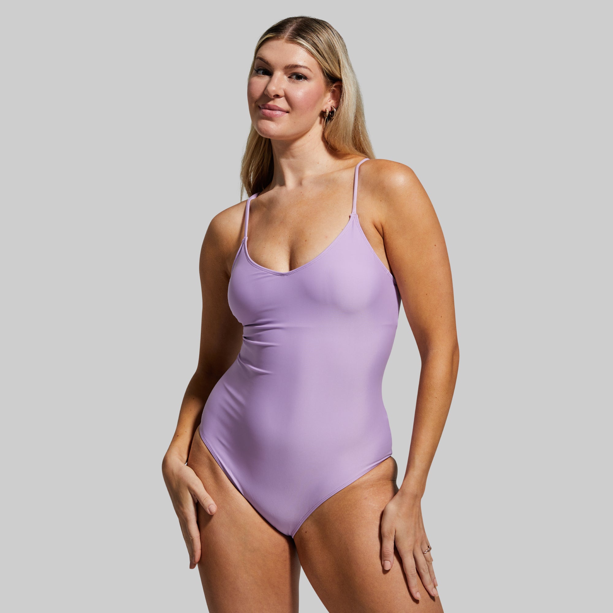 Waterfall One Piece Swimsuit (Orchid) - Image 2