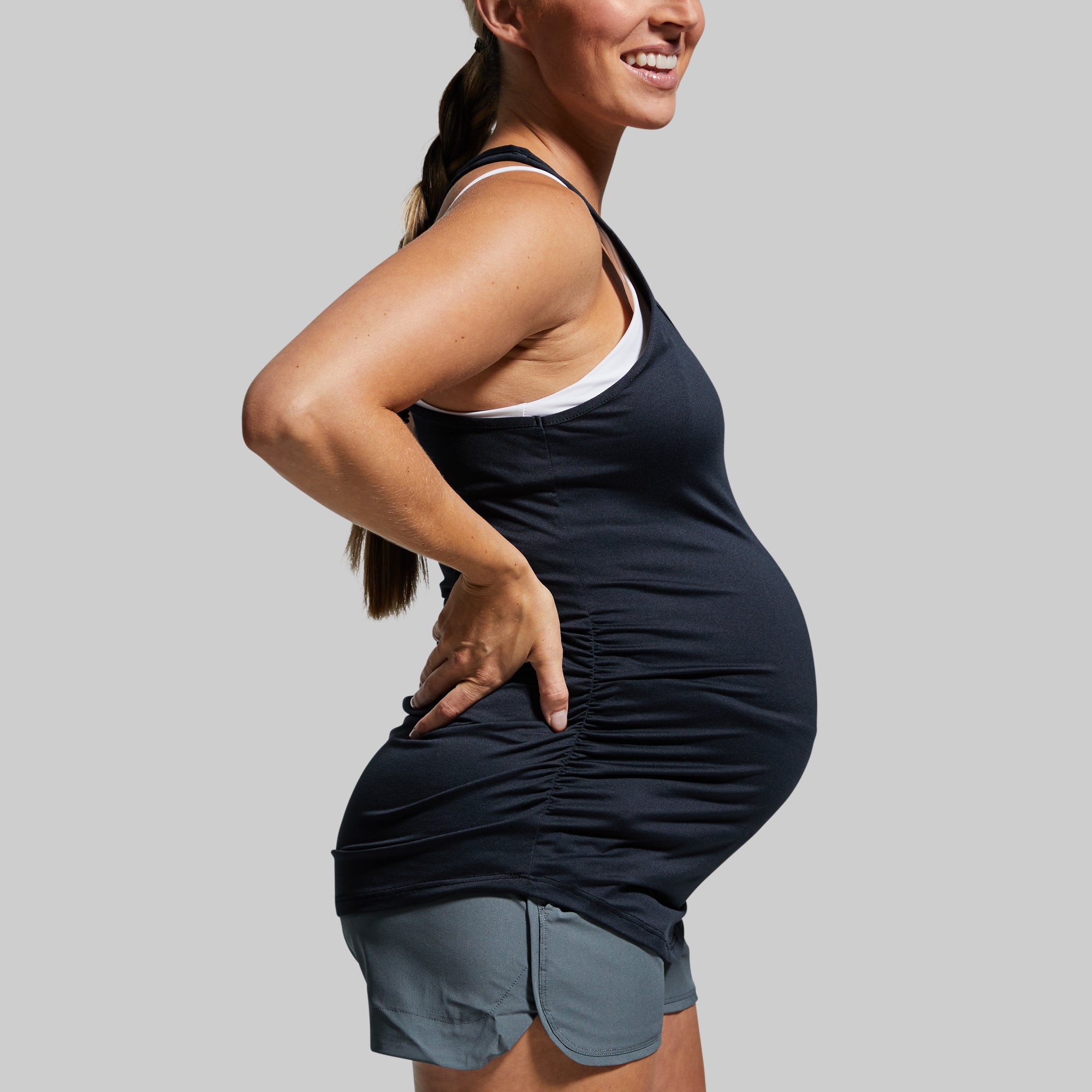 Maternity Staple Tank (Black) - Image 3