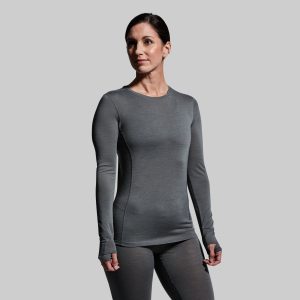 Women's Ridgeline Base Layer Top (Wolf Grey)