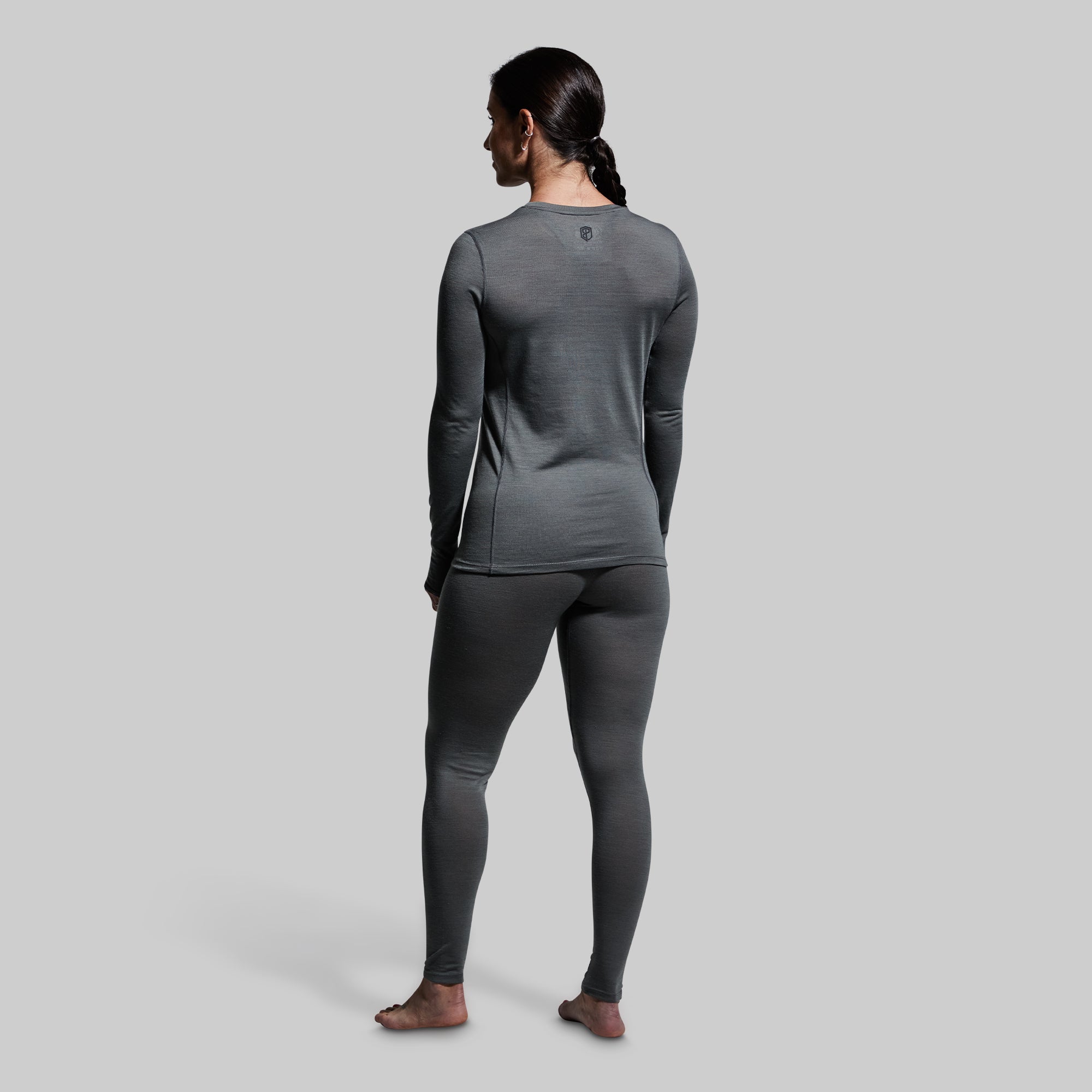Women's Ridgeline Base Layer Bottom (Wolf Grey) - Image 5