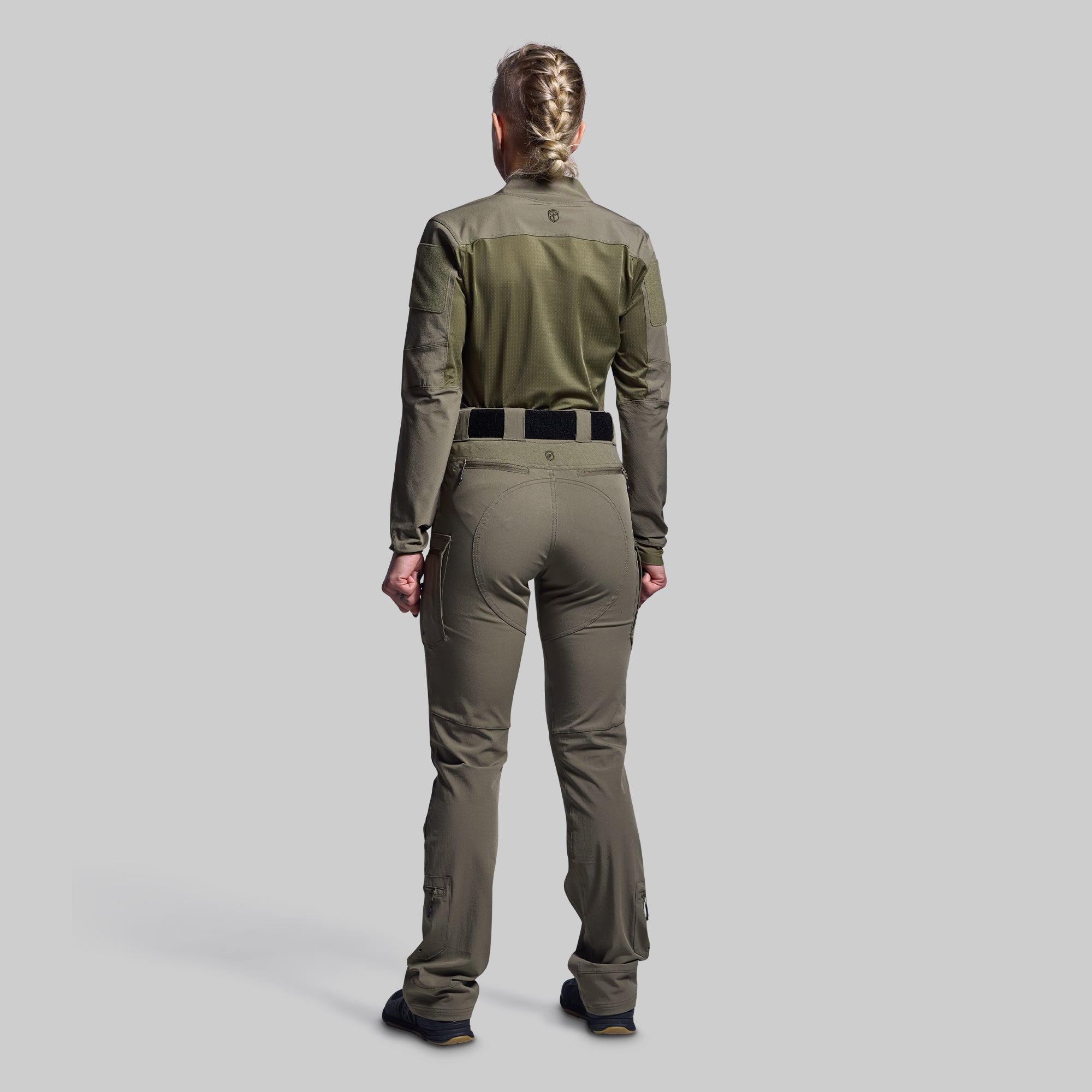 Women's Long Sleeve Op Top Pro (OD Green) - Image 10