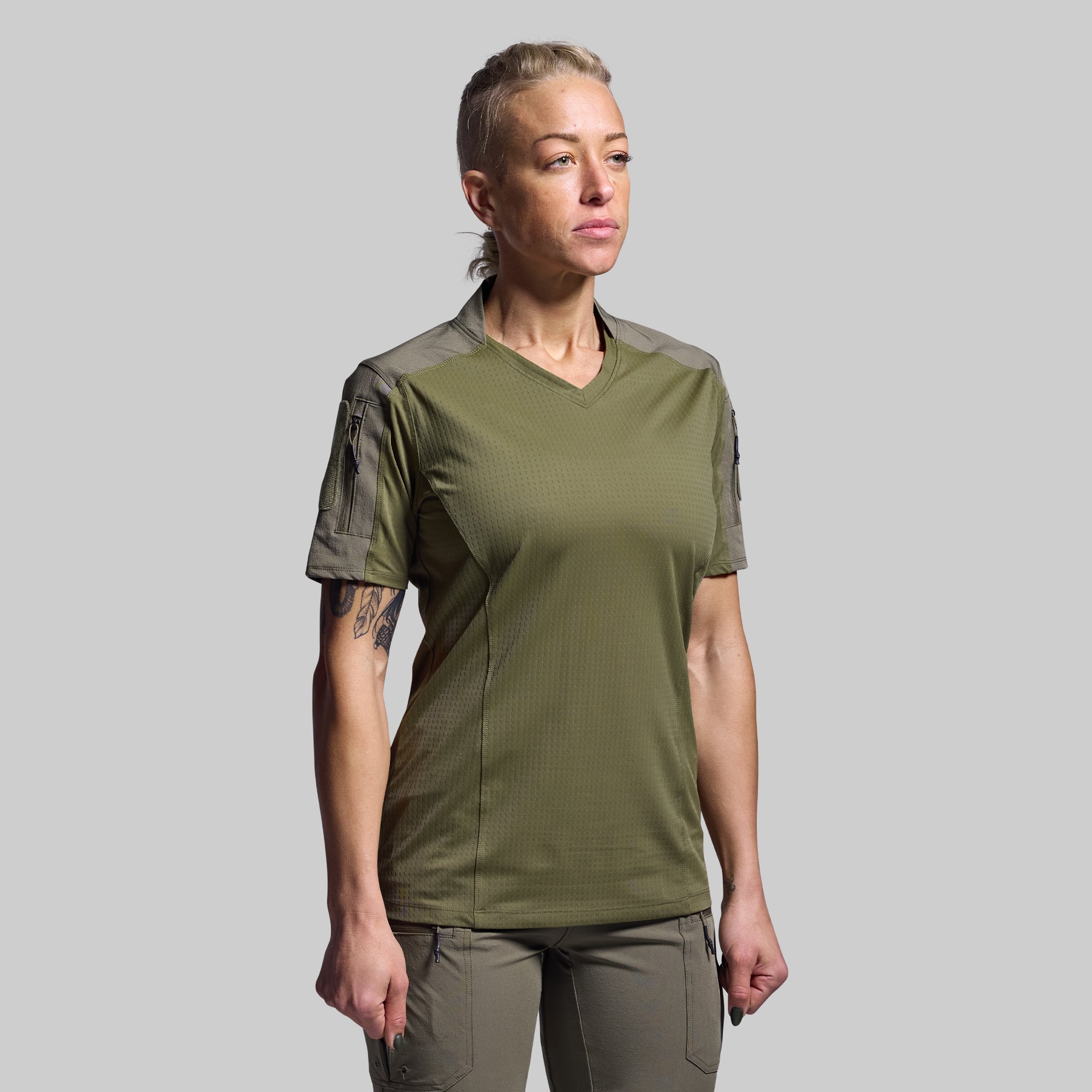 Women's Op Top Pro (OD Green) - Image 7