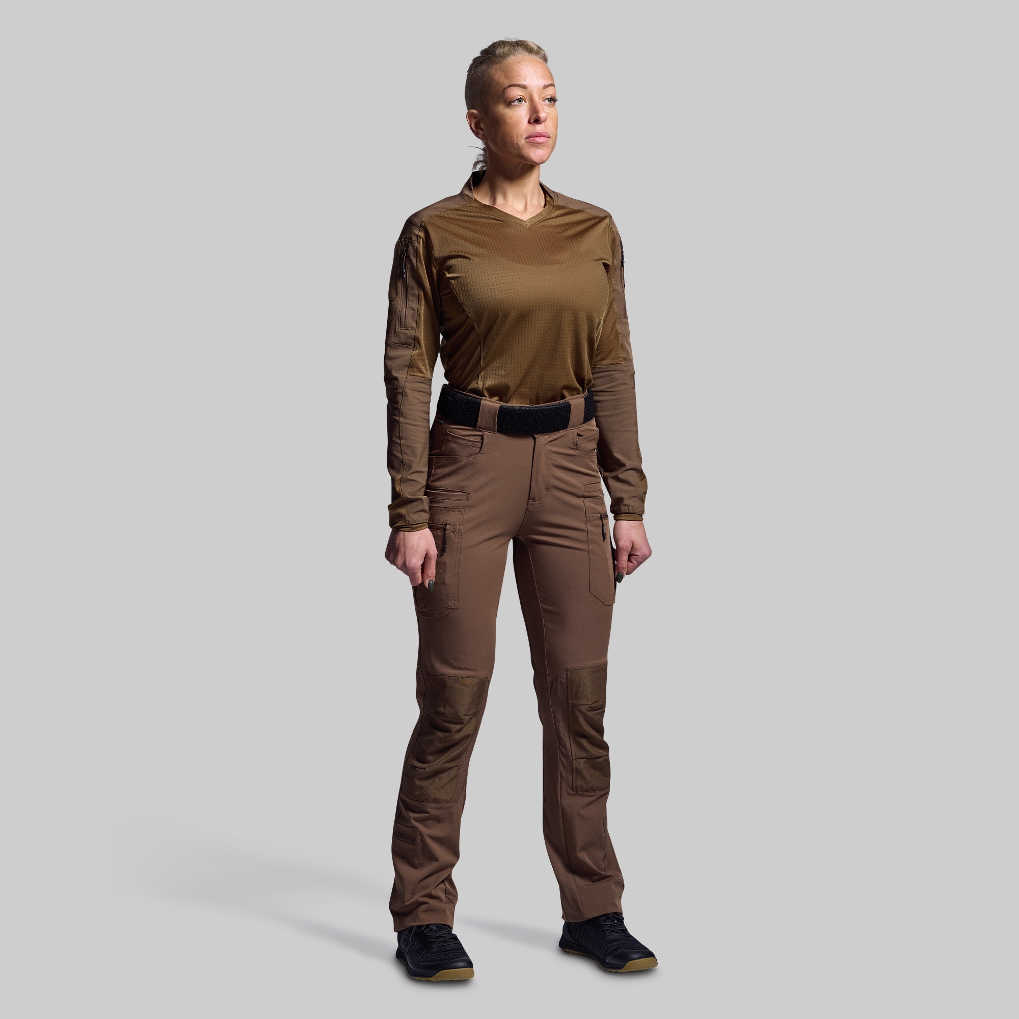 Women's Long Sleeve Op Top Pro (Coyote Brown) - Image 9