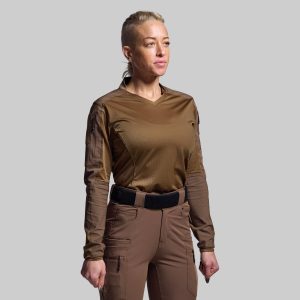 Women's Long Sleeve Op Top Pro (Coyote Brown)