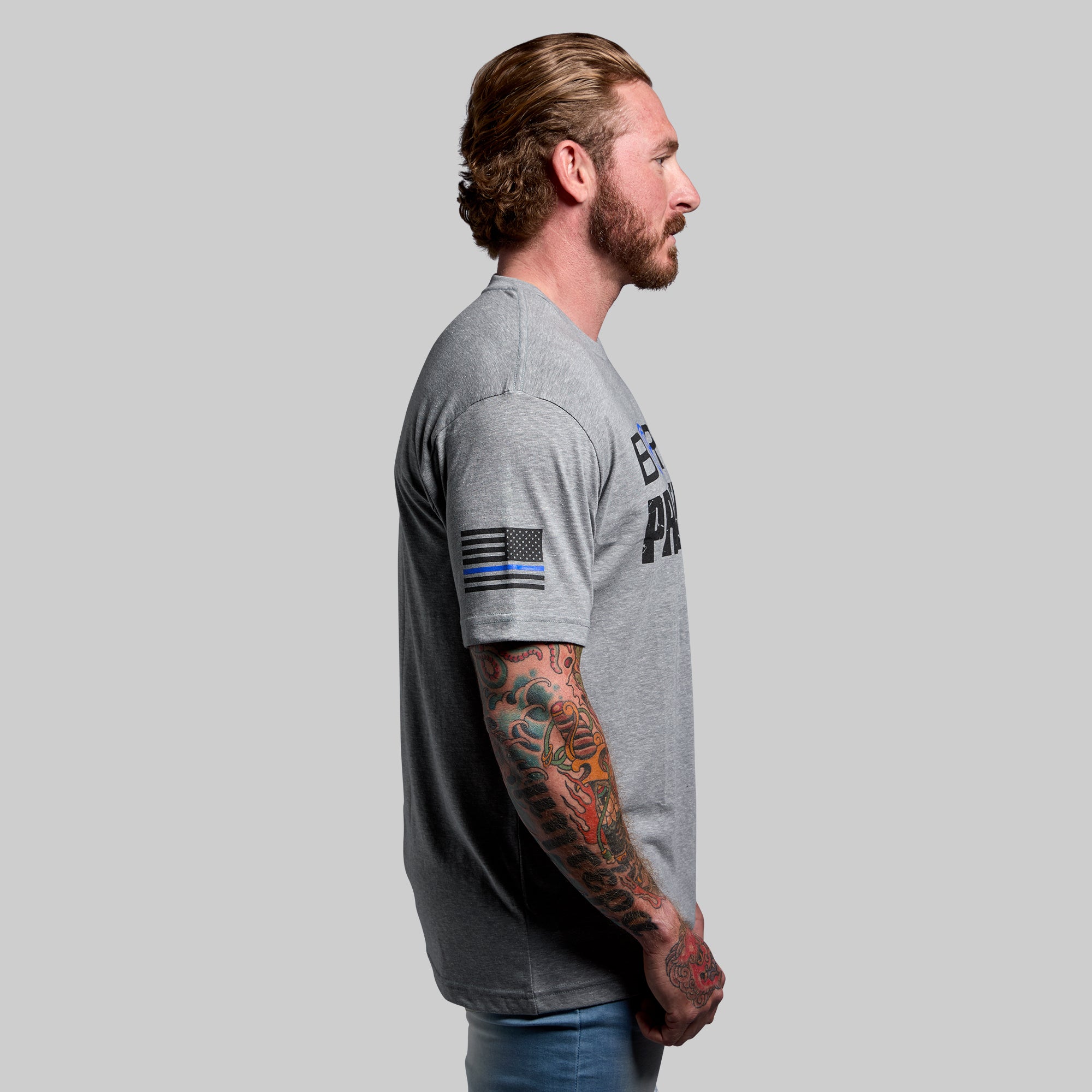 Brand Tee (Thin Blue Line) - Image 2