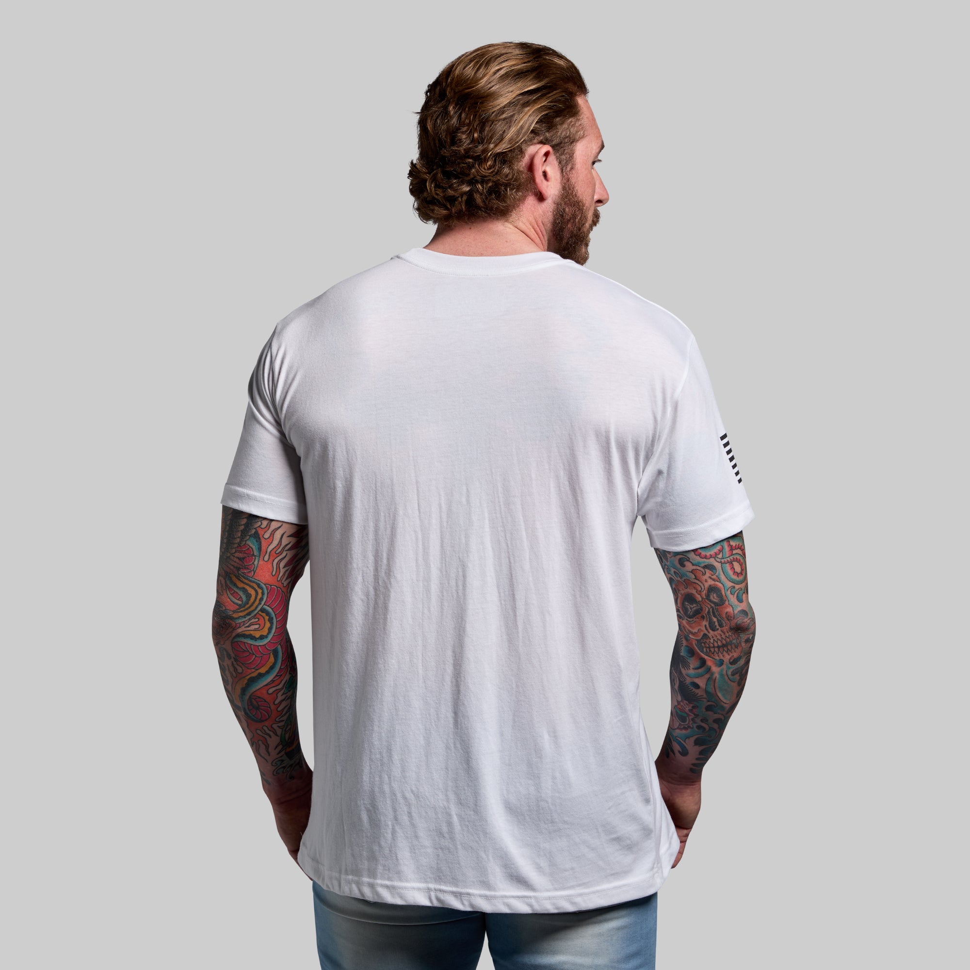 Brand Tee (White USA) - Image 3