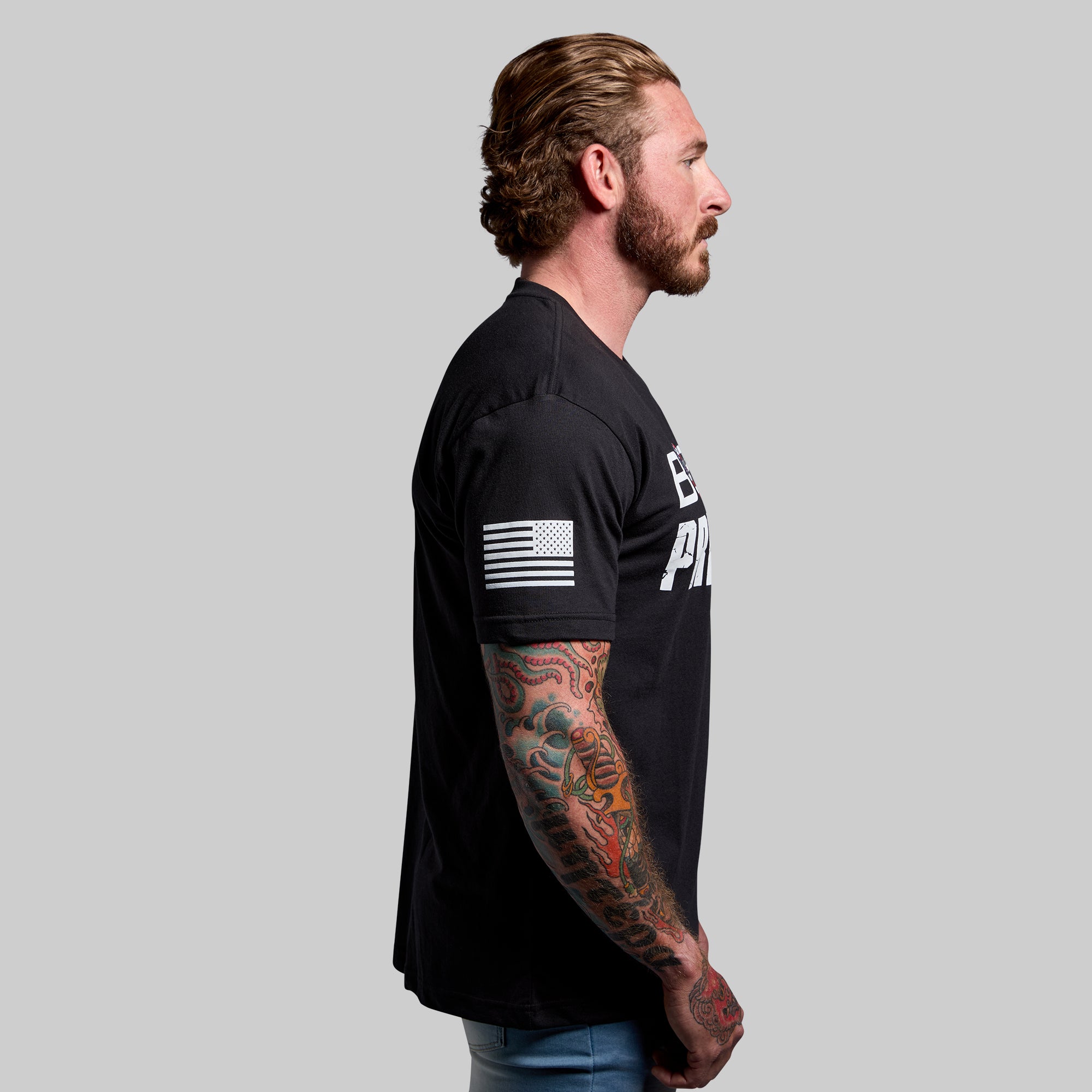 Brand Tee (Black USA) - Image 4