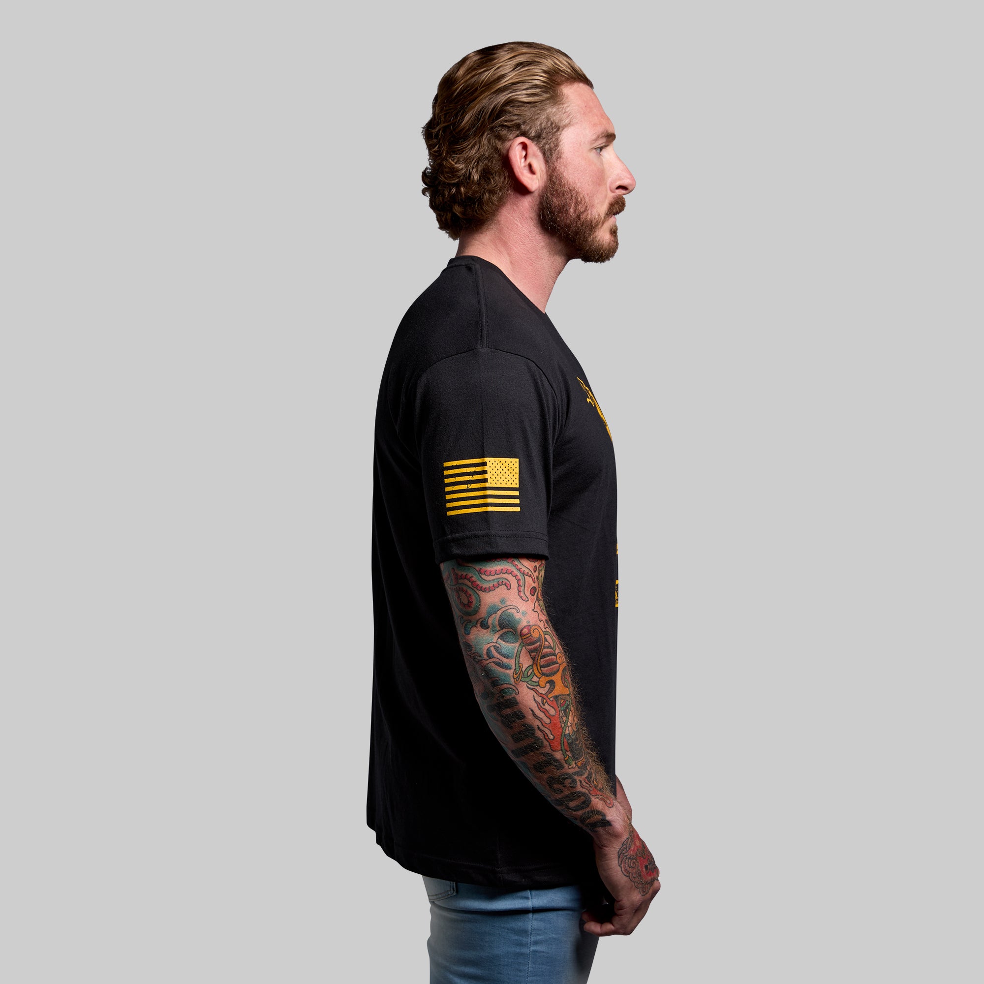 Gadsden Flag Tee (Black) - Image 4