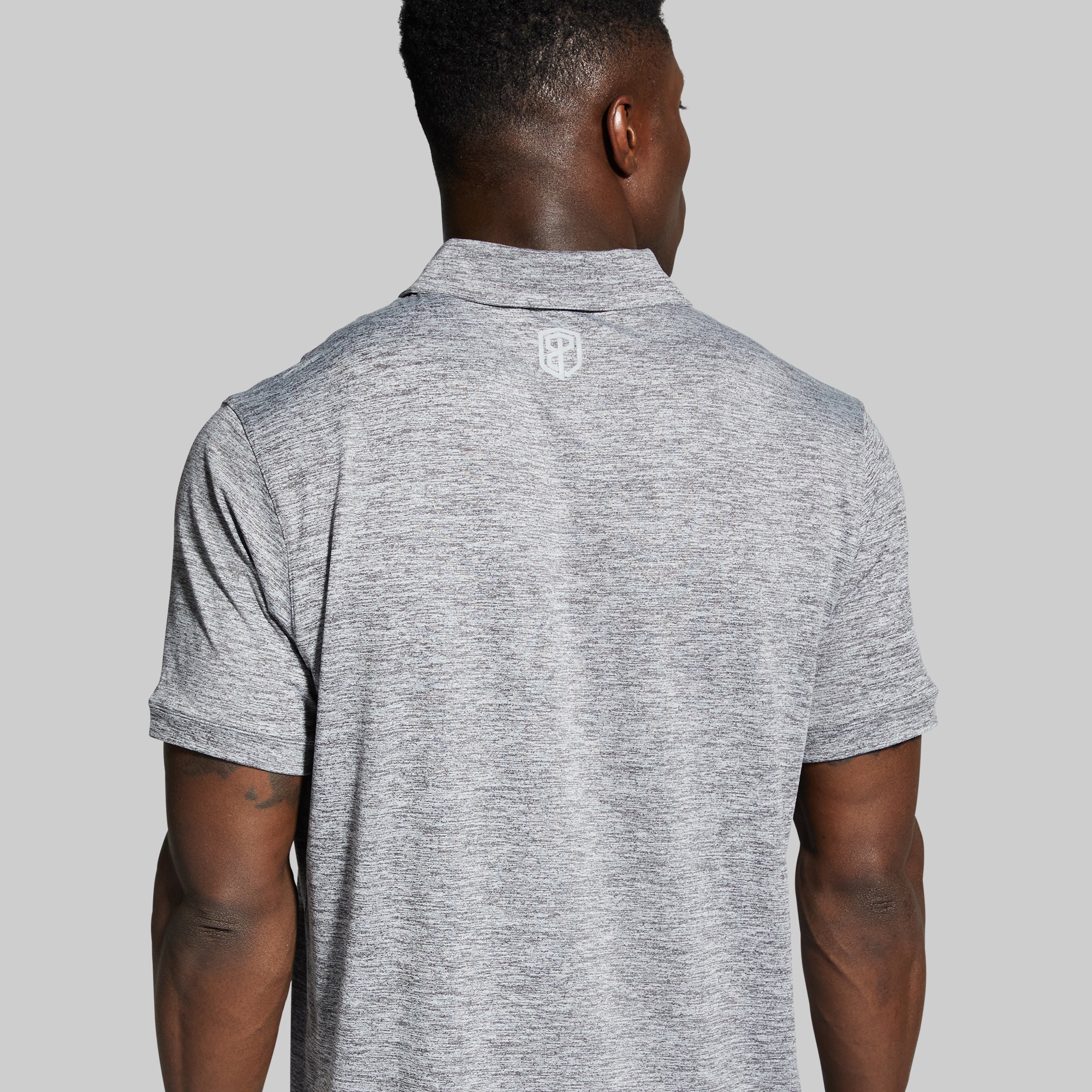 Athleisure Polo (Heather Grey) - Image 4