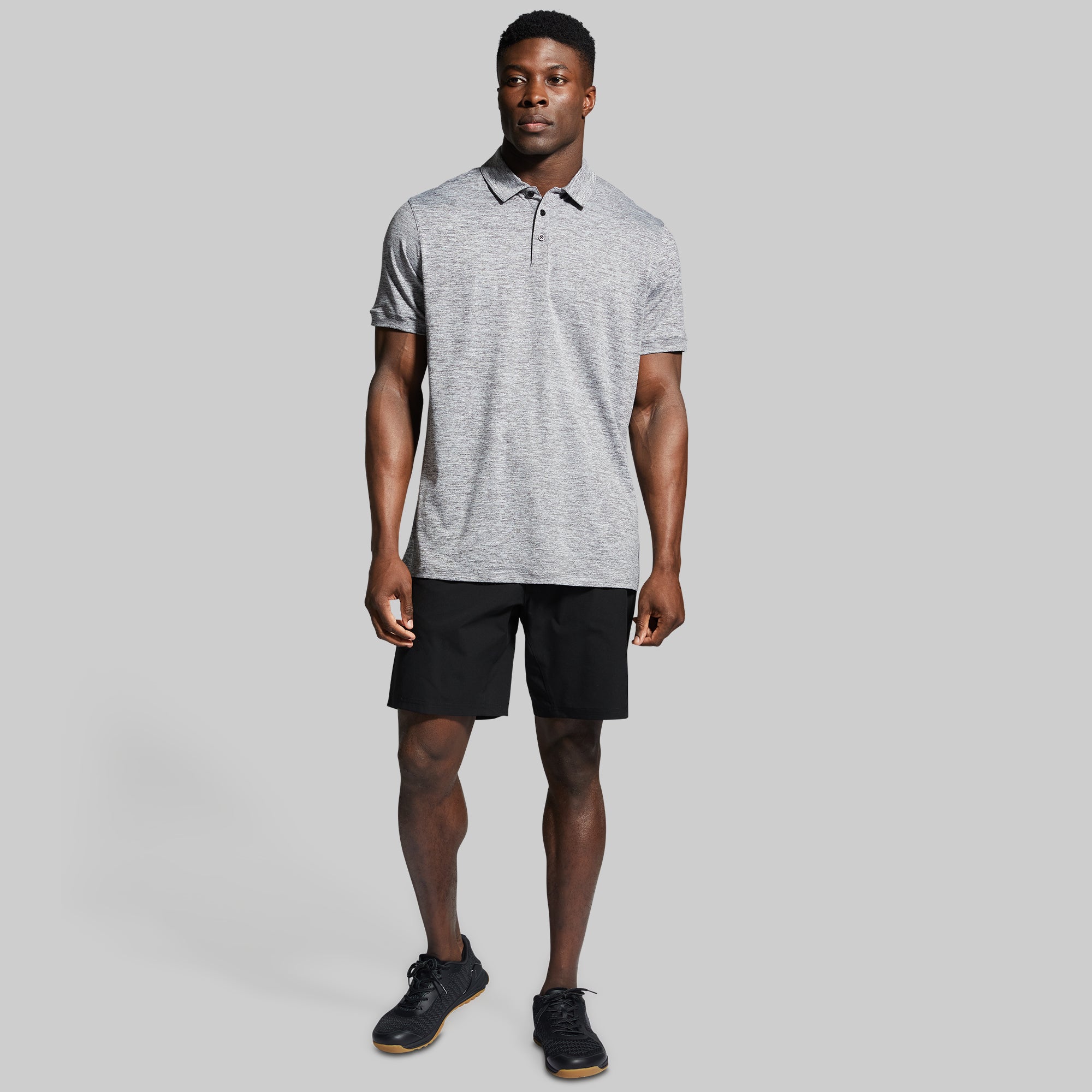Athleisure Polo (Heather Grey) - Image 5