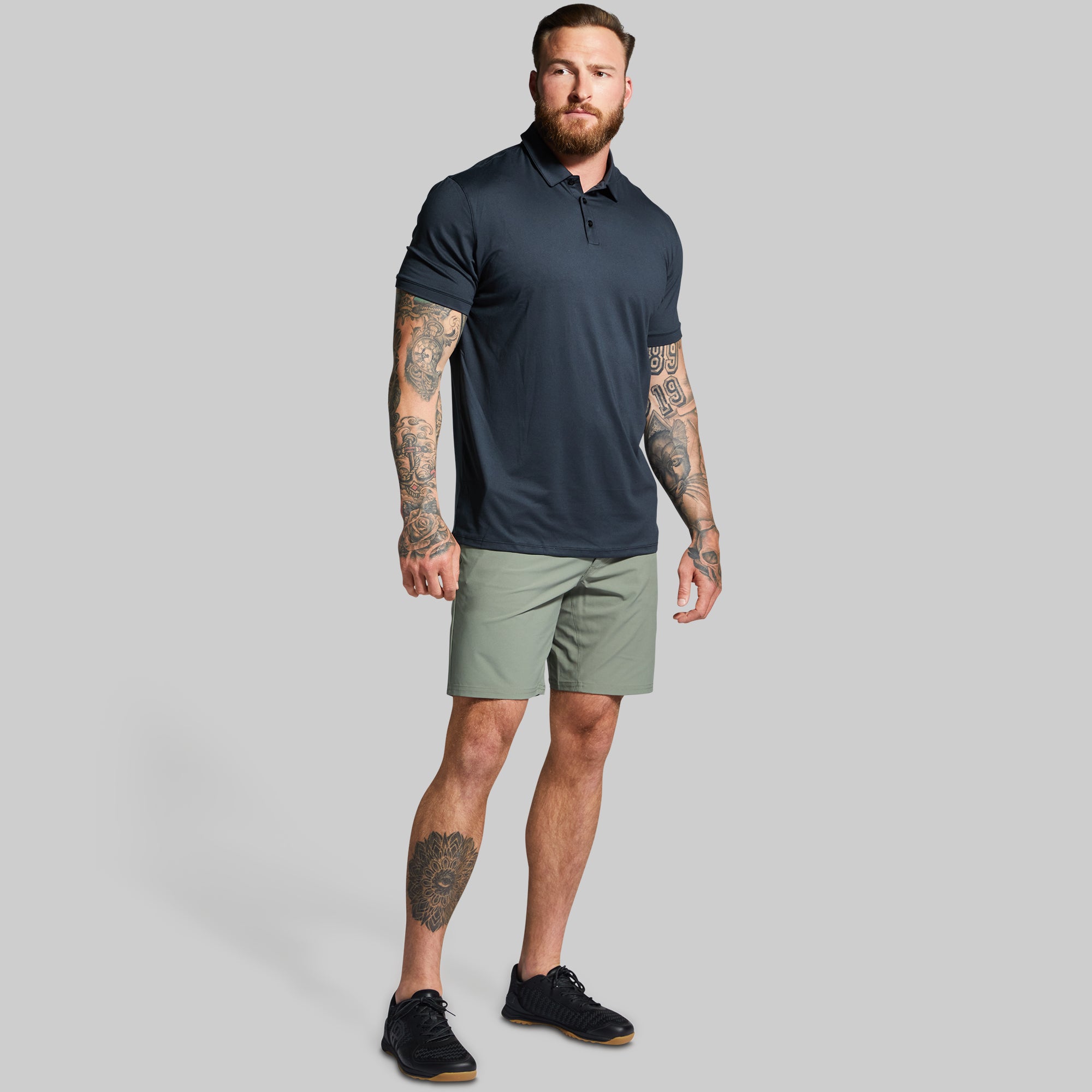 Athleisure Polo (Black) - Image 4