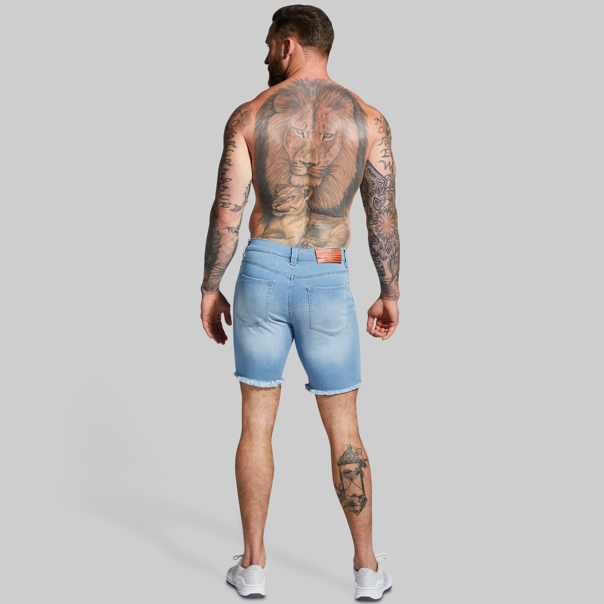 FLEX Stretchy Jort 7 (Light Wash) - Image 7