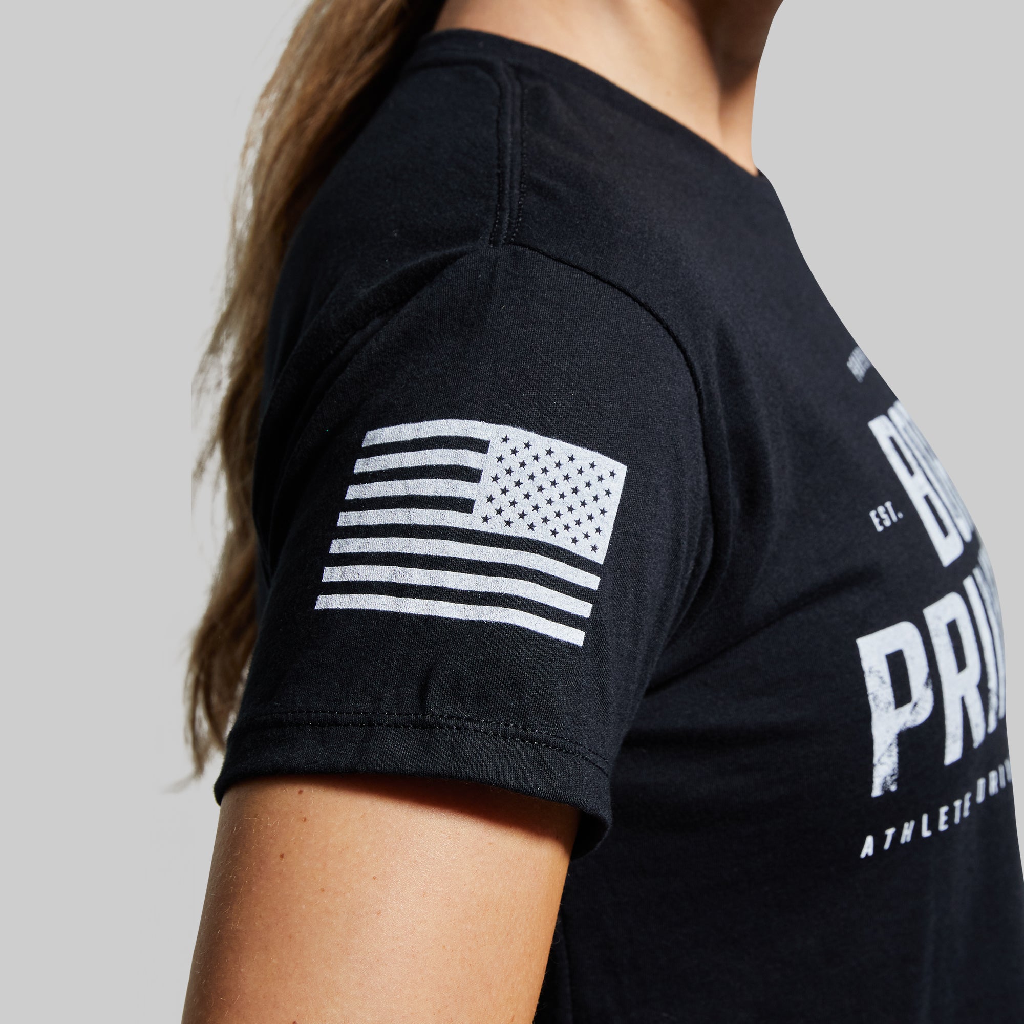 Property of Born Primitive Crop Tee (Black) - Image 4