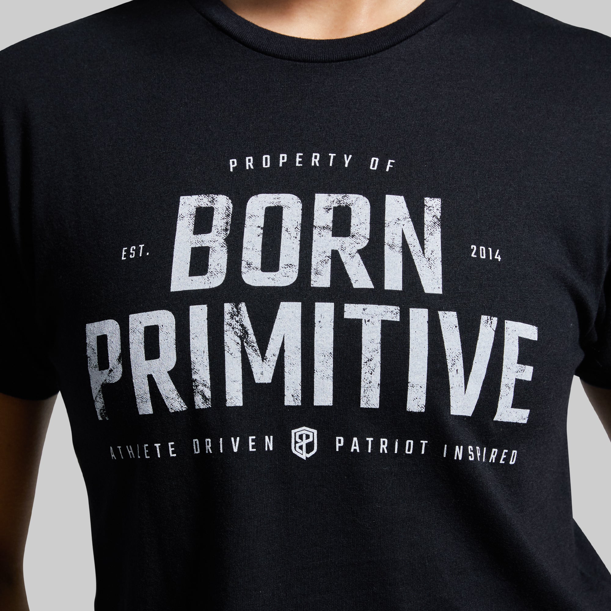 Property of Born Primitive Crop Tee (Black) - Image 3