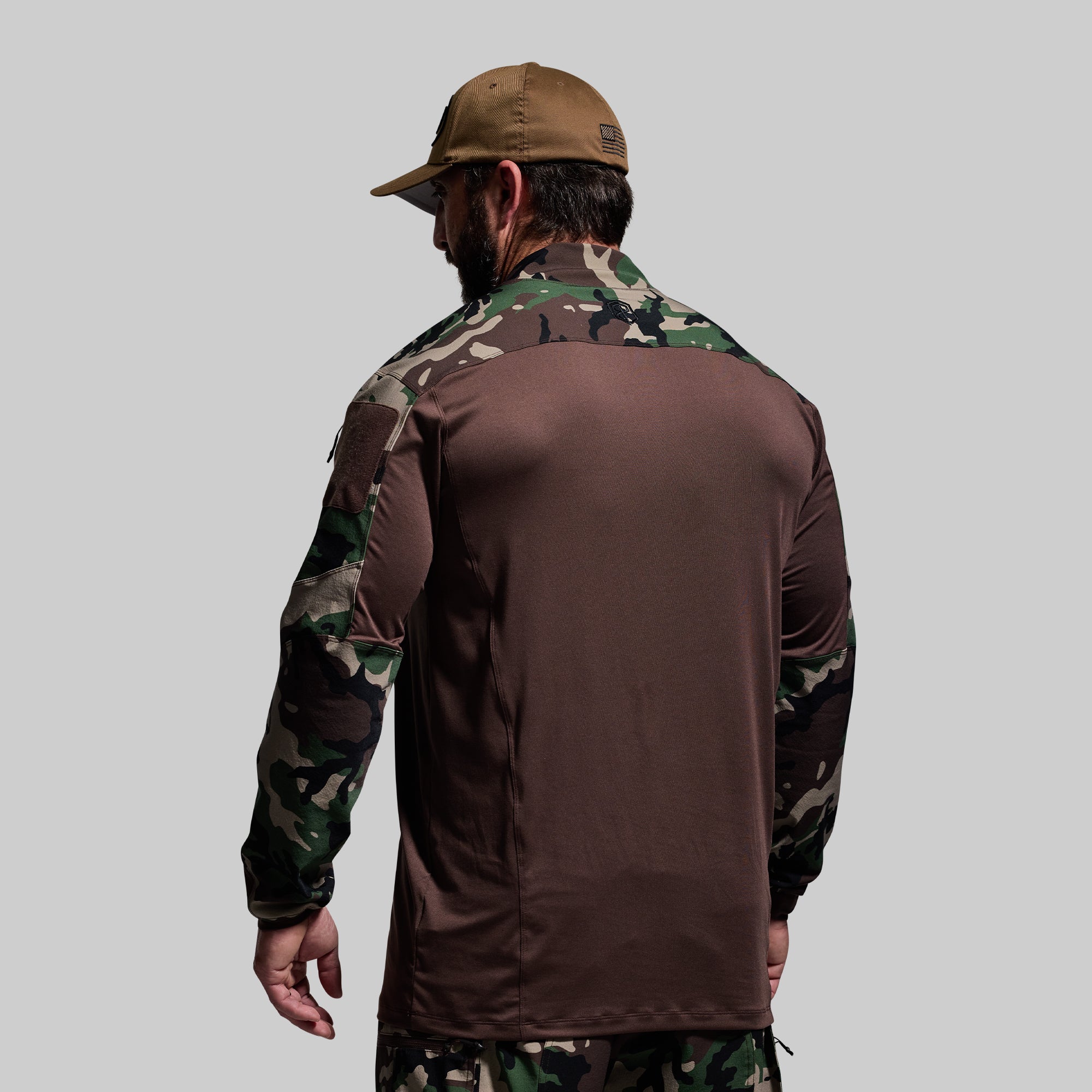 Long Sleeve Op Top (Brown/Woodland) - Image 3