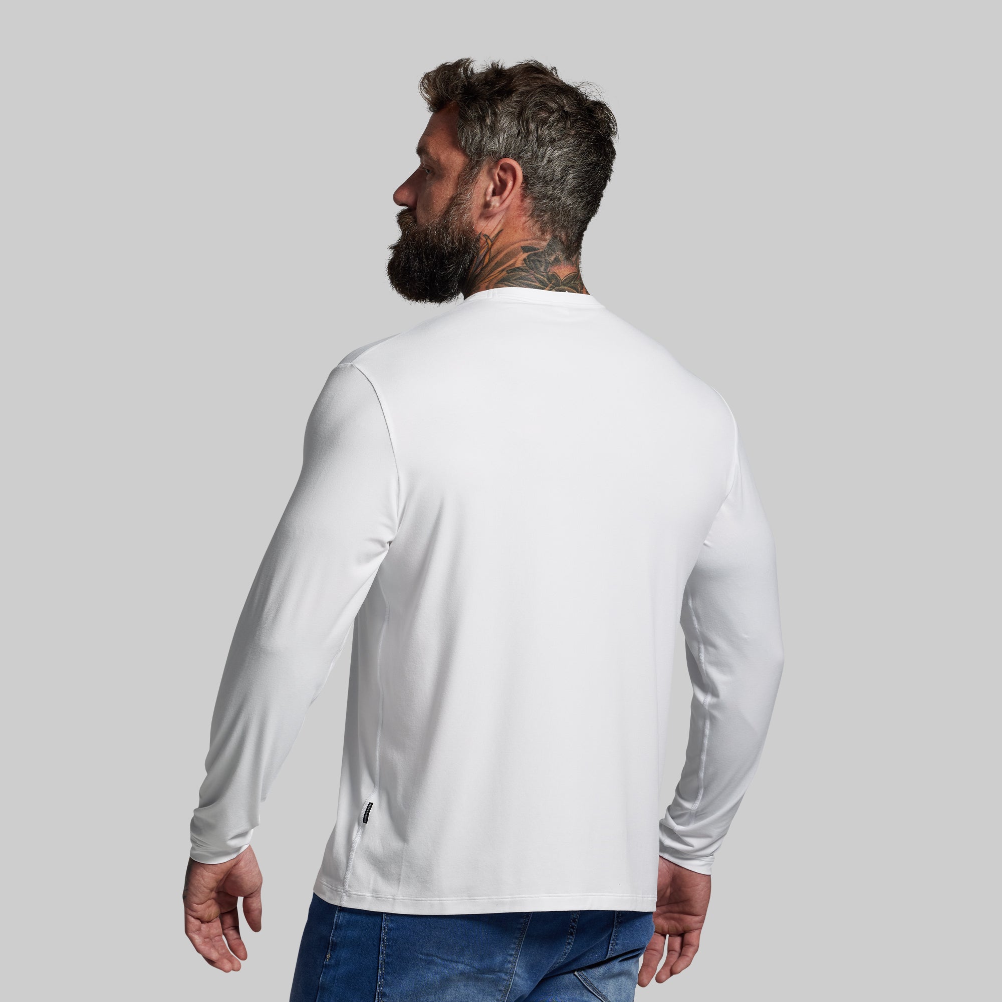 BP Premium Basic Long Sleeve (White) - Image 2