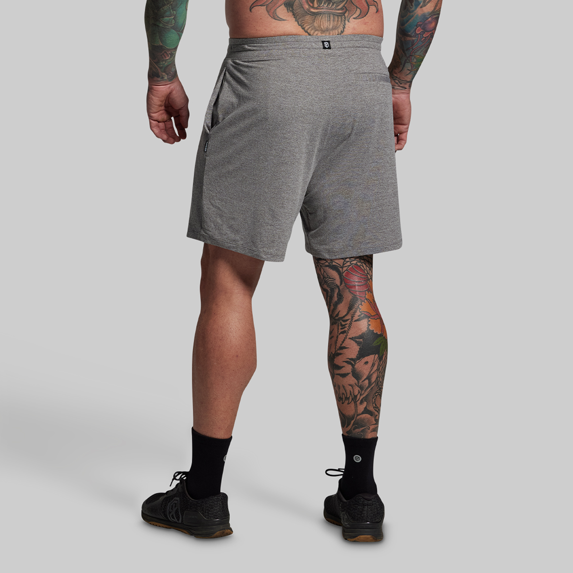 BP Premium Basic All-In-One Short (Heather Grey) - Image 2