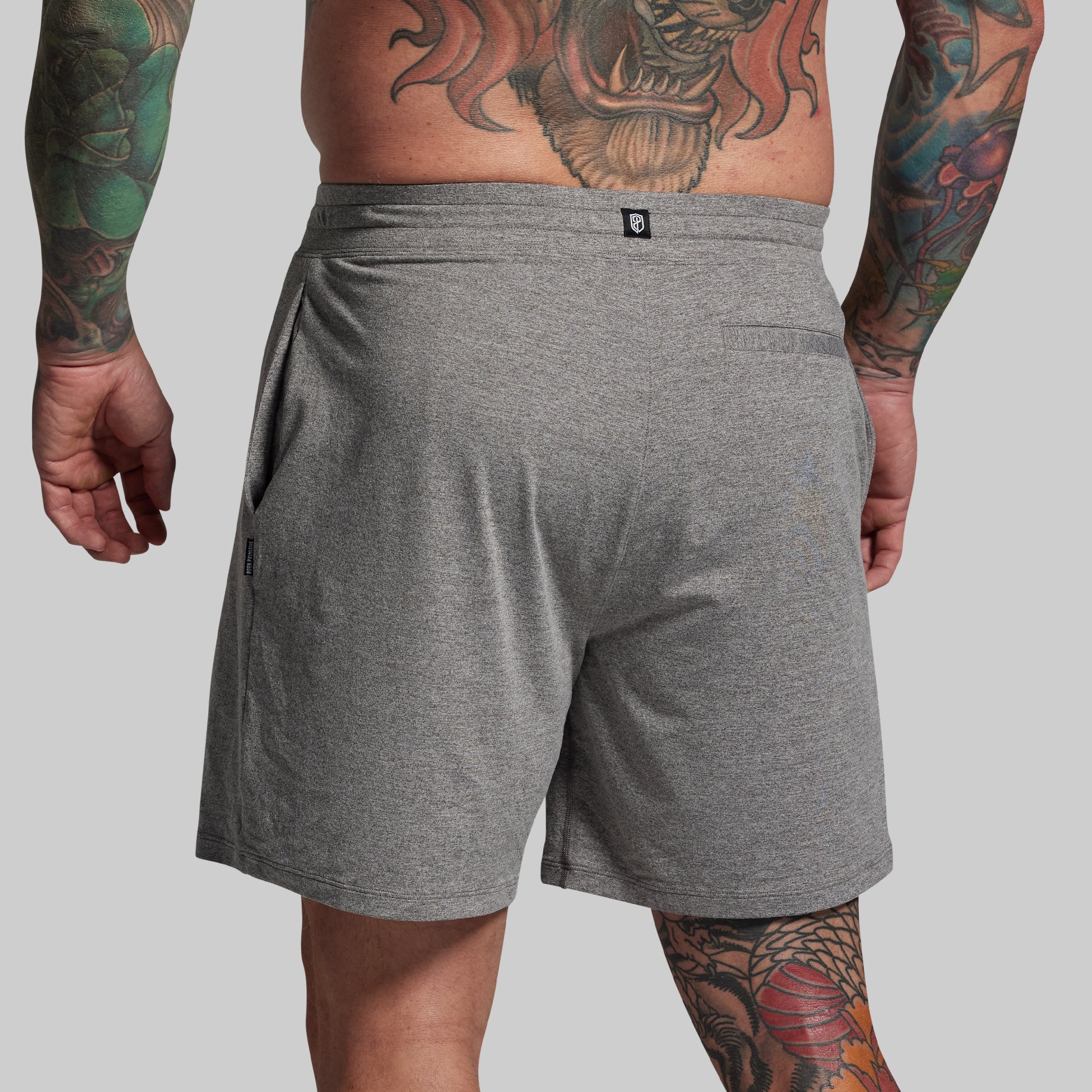 BP Premium Basic All-In-One Short (Heather Grey) - Image 4