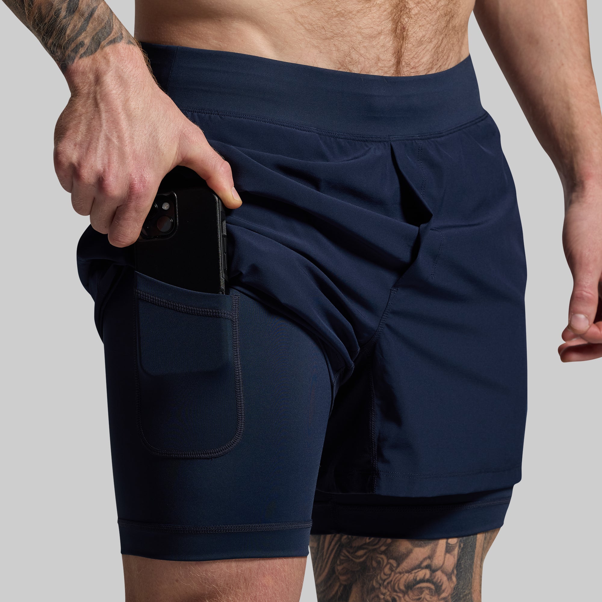 Versatile Short w/ Compression 5 (BP Navy) - Image 2