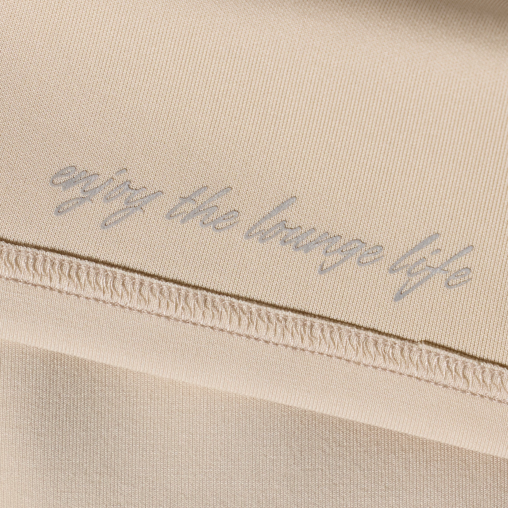 Lounge Lux Cropped Pullover (Oatmeal) - Image 4