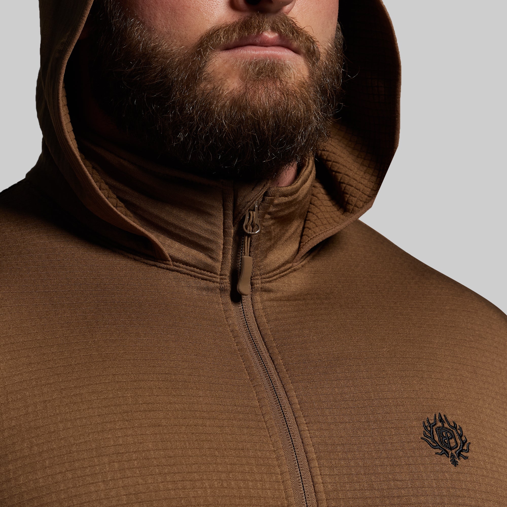 Quiver Half Zip Hoodie 2.0 (Coyote Brown) - Image 5