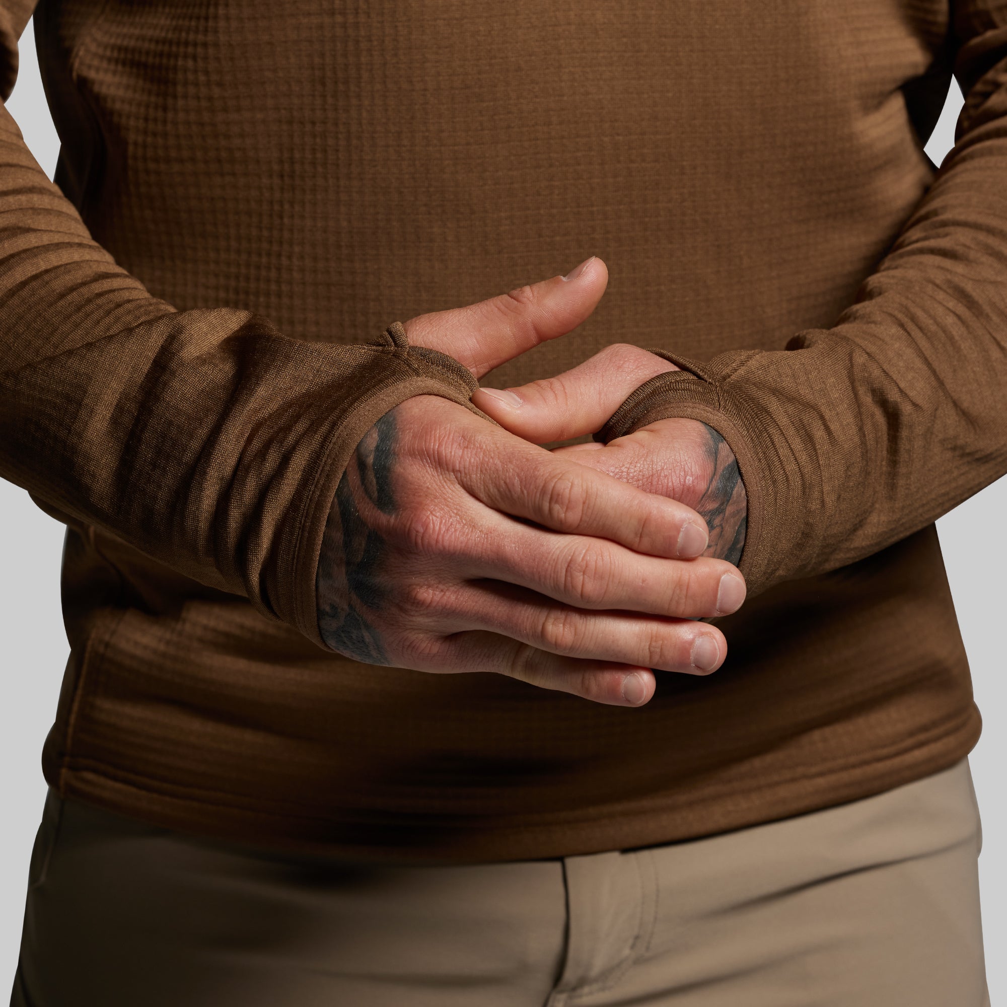 Quiver Half Zip Hoodie 2.0 (Coyote Brown) - Image 8