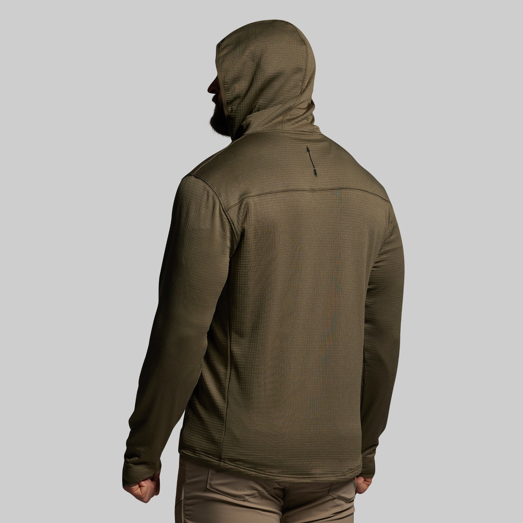 Quiver Half Zip Hoodie 2.0 (OD Green) - Image 4