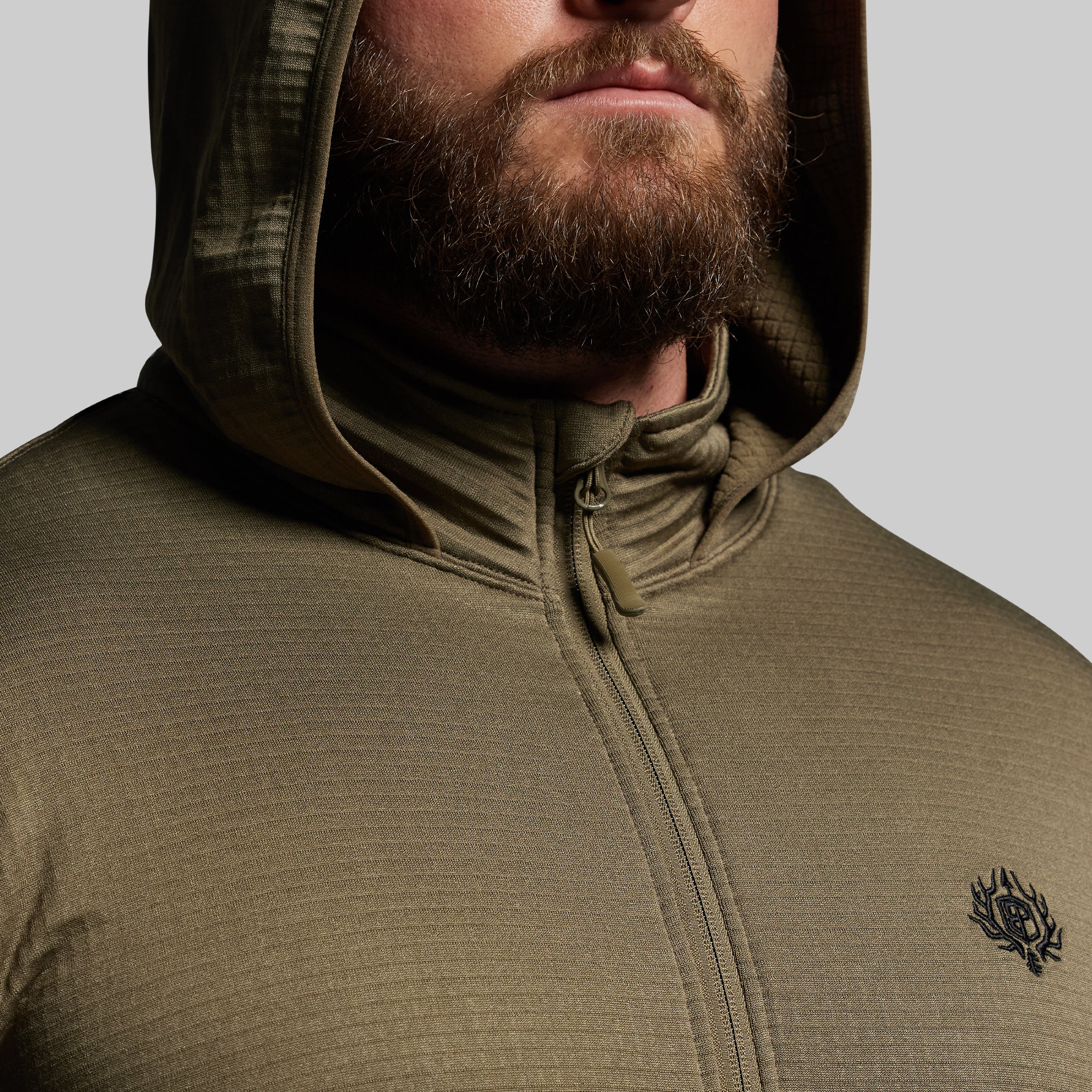 Quiver Half Zip Hoodie 2.0 (OD Green) - Image 5