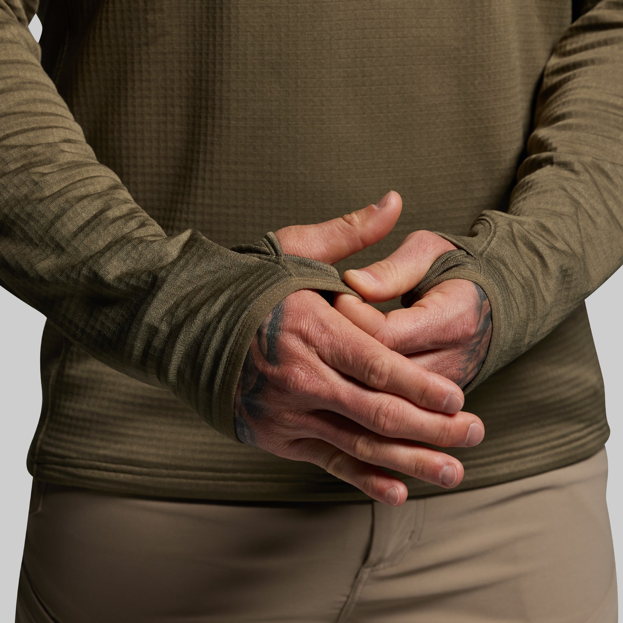 Quiver Half Zip Hoodie 2.0 (OD Green) - Image 8