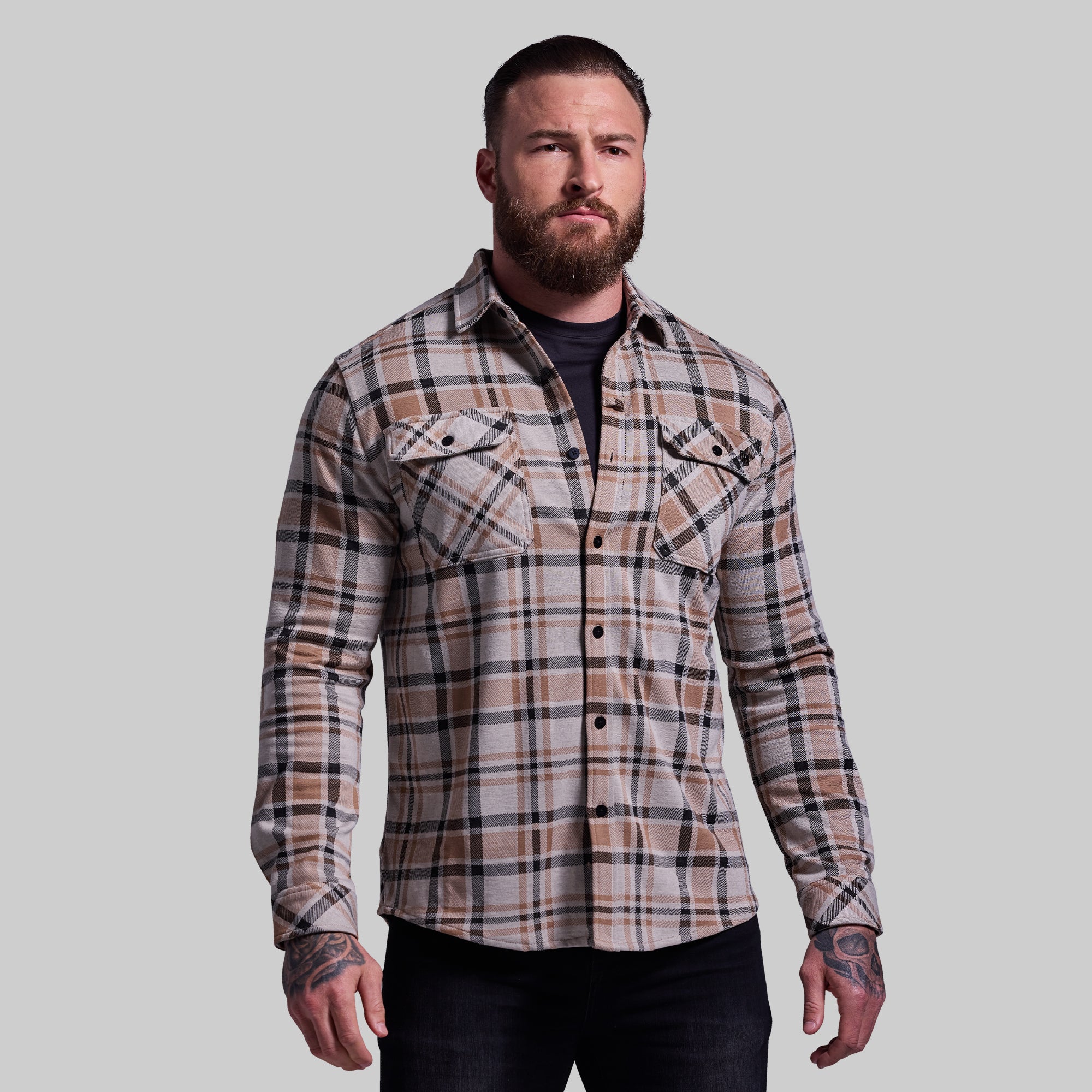 Woodsman Stretchy Flannel (Brushwood) - Image 11