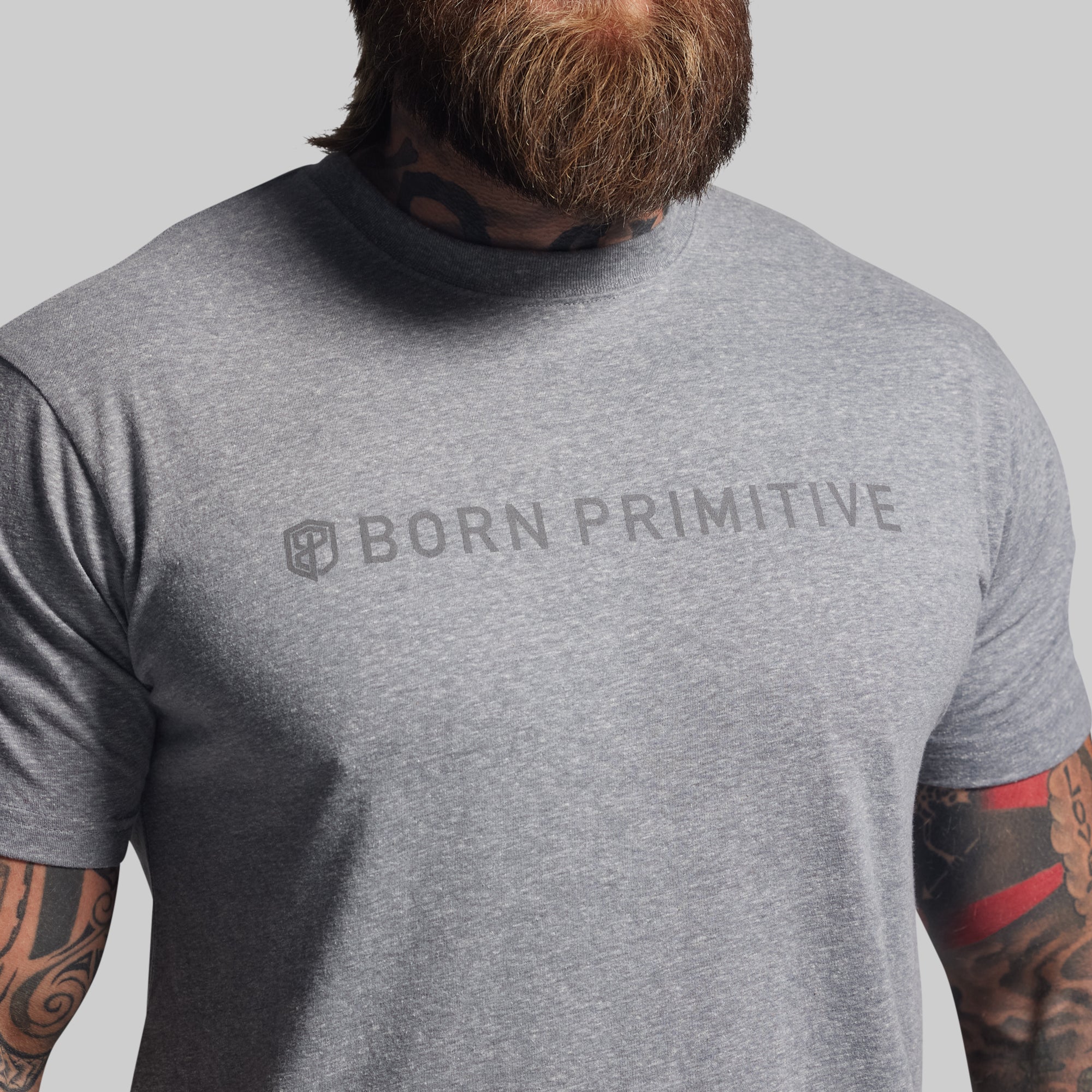 BP Classic Tee (Heather Grey) - Image 3