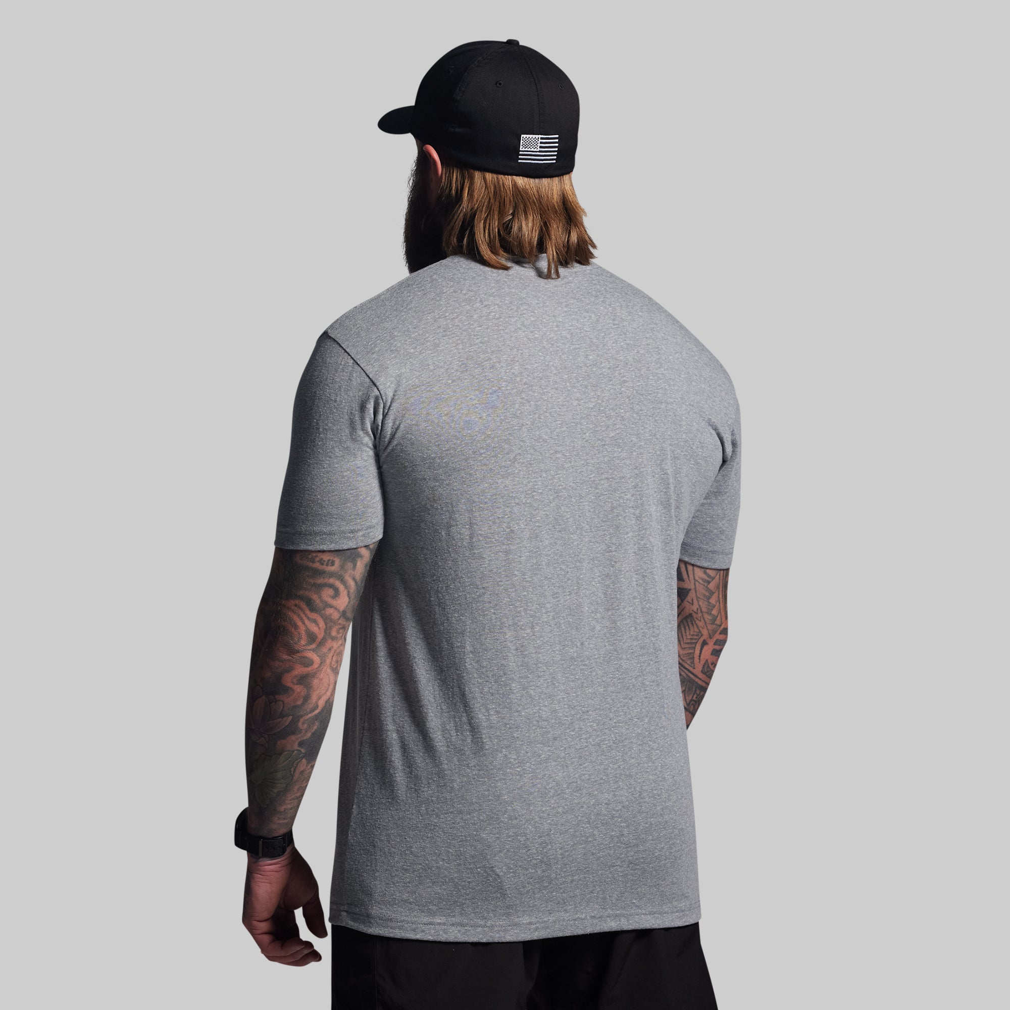 BP Classic Tee (Heather Grey) - Image 2