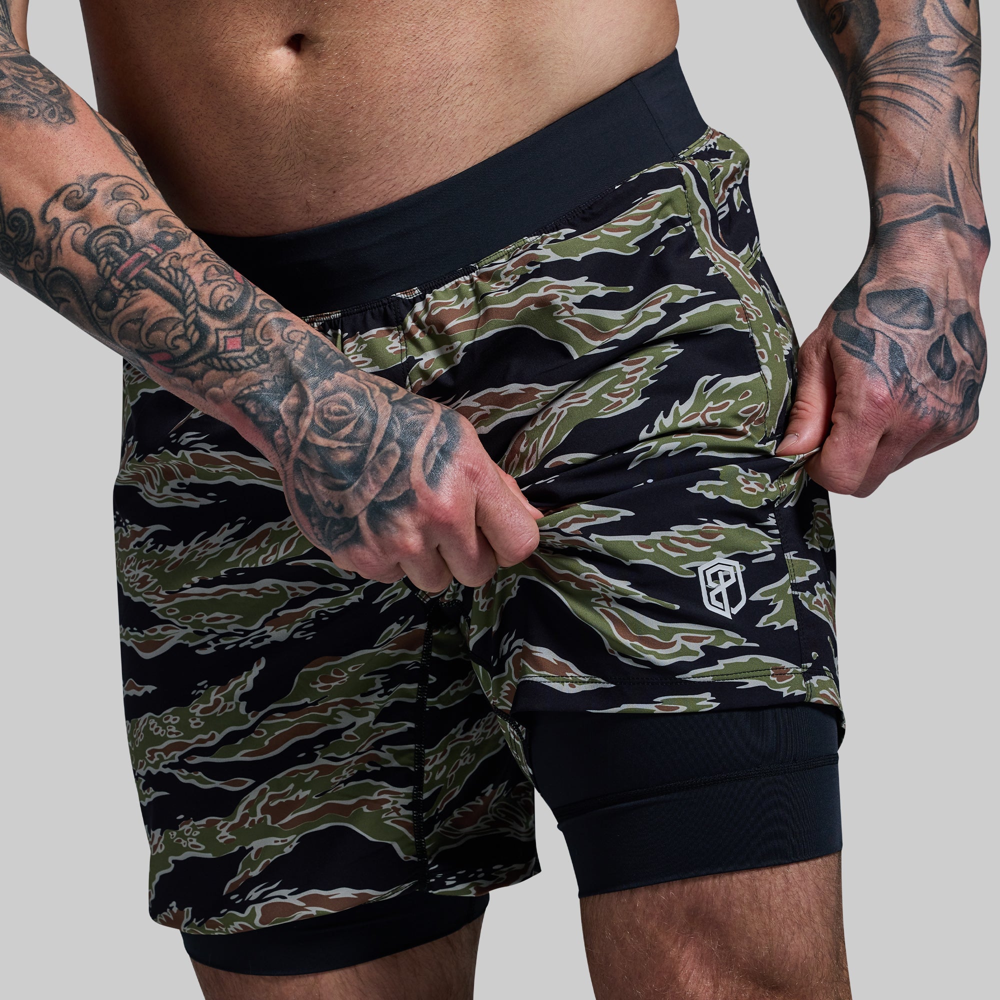 Versatile Short w/ Compression 7 (Jungle Tiger) - Image 4