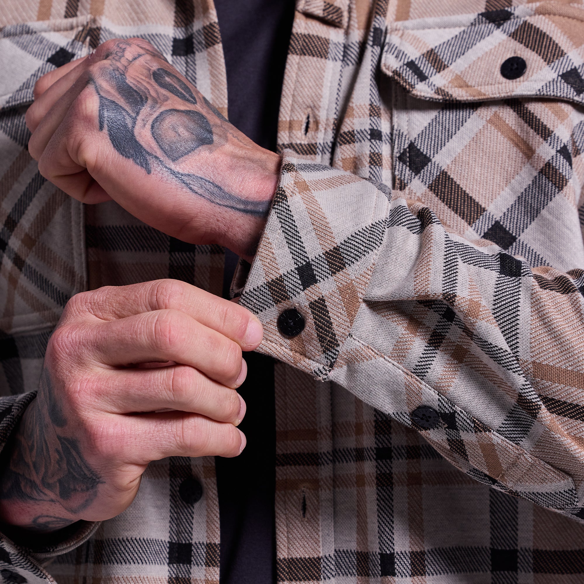 Woodsman Stretchy Flannel (Brushwood) - Image 8