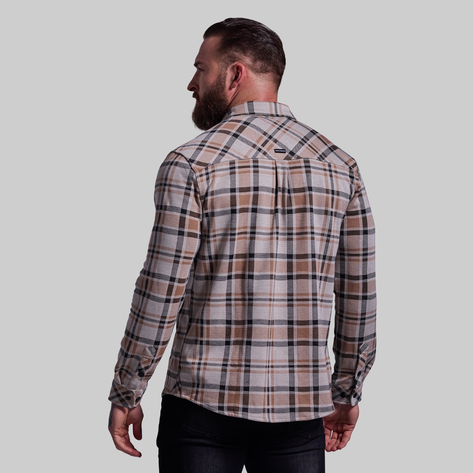 Woodsman Stretchy Flannel (Brushwood) - Image 6