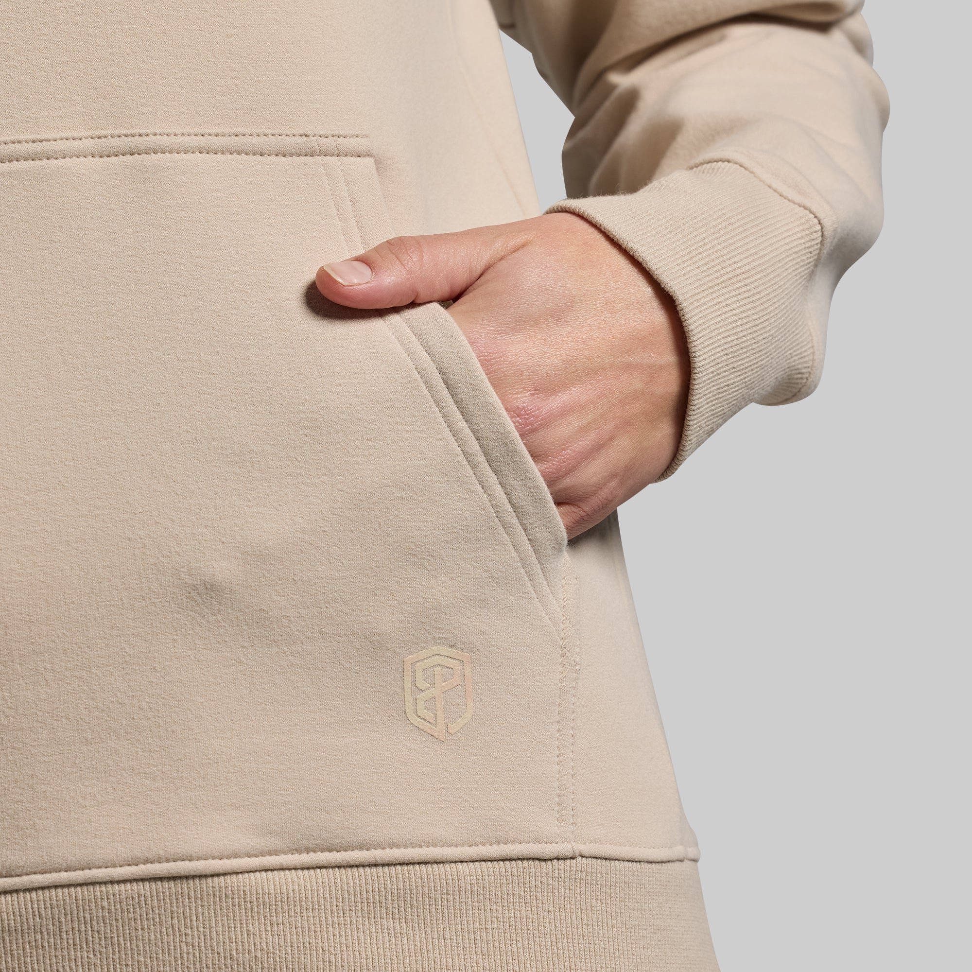 Women's Unmatched Hoodie (Pumice) - Image 4