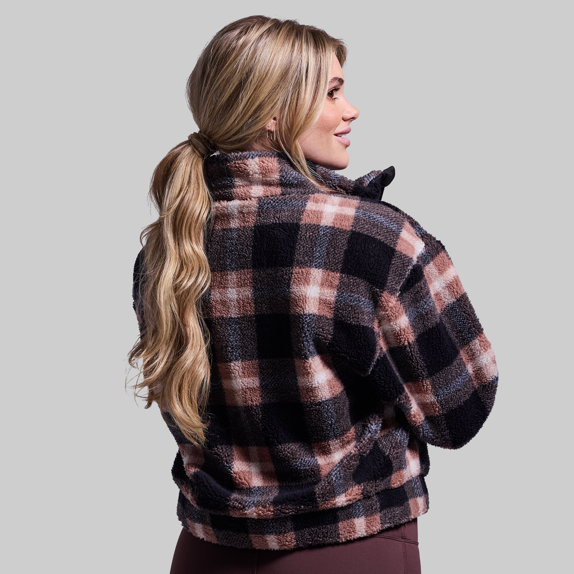 Women's Cropped Fleece Jacket (Kettle) - Image 3