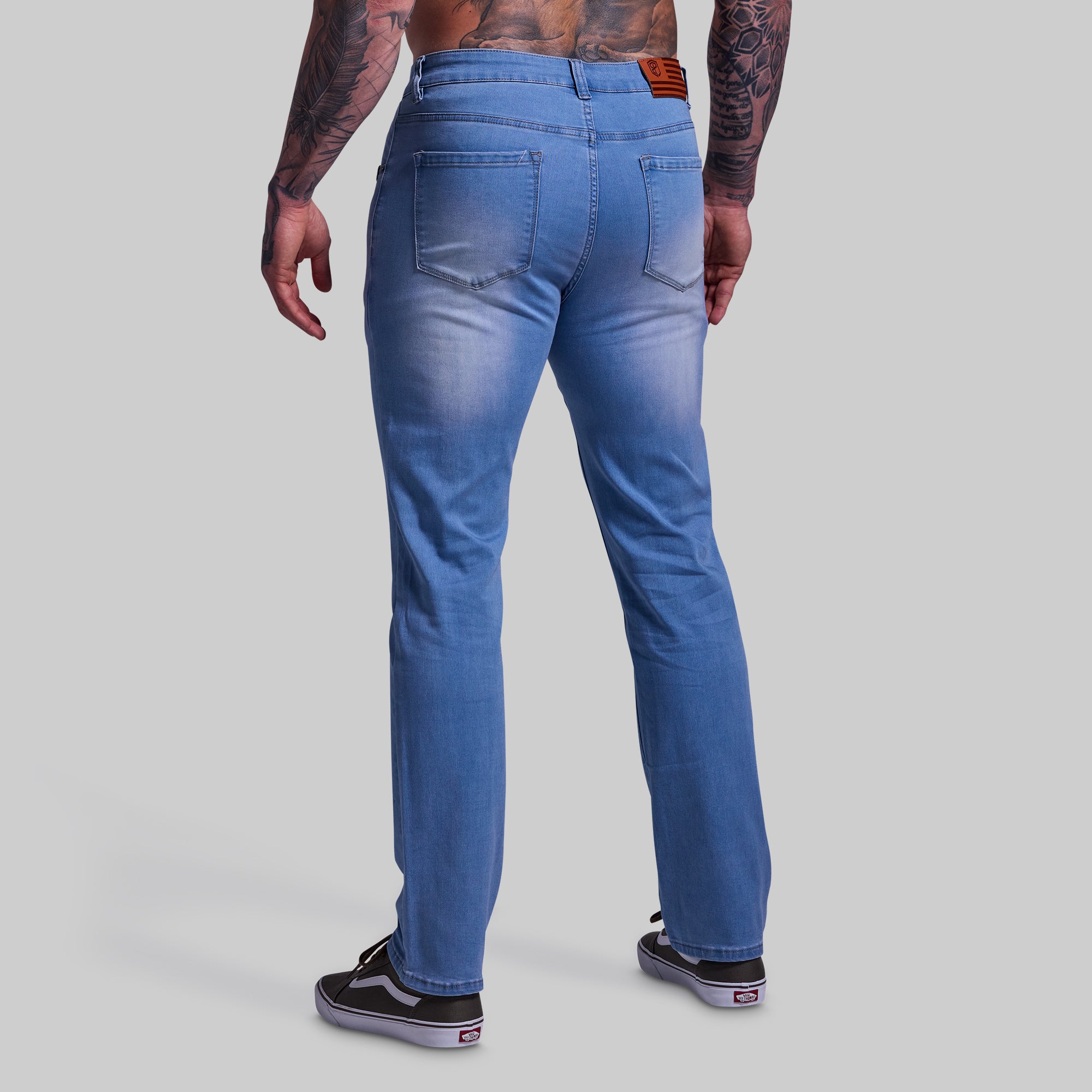 FLEX Stretchy Athletic Fit Jean (Light Wash) - Image 2