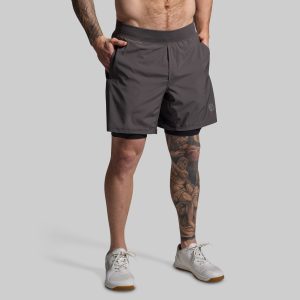 Versatile Short w/ Compression 7 (Gunmetal)