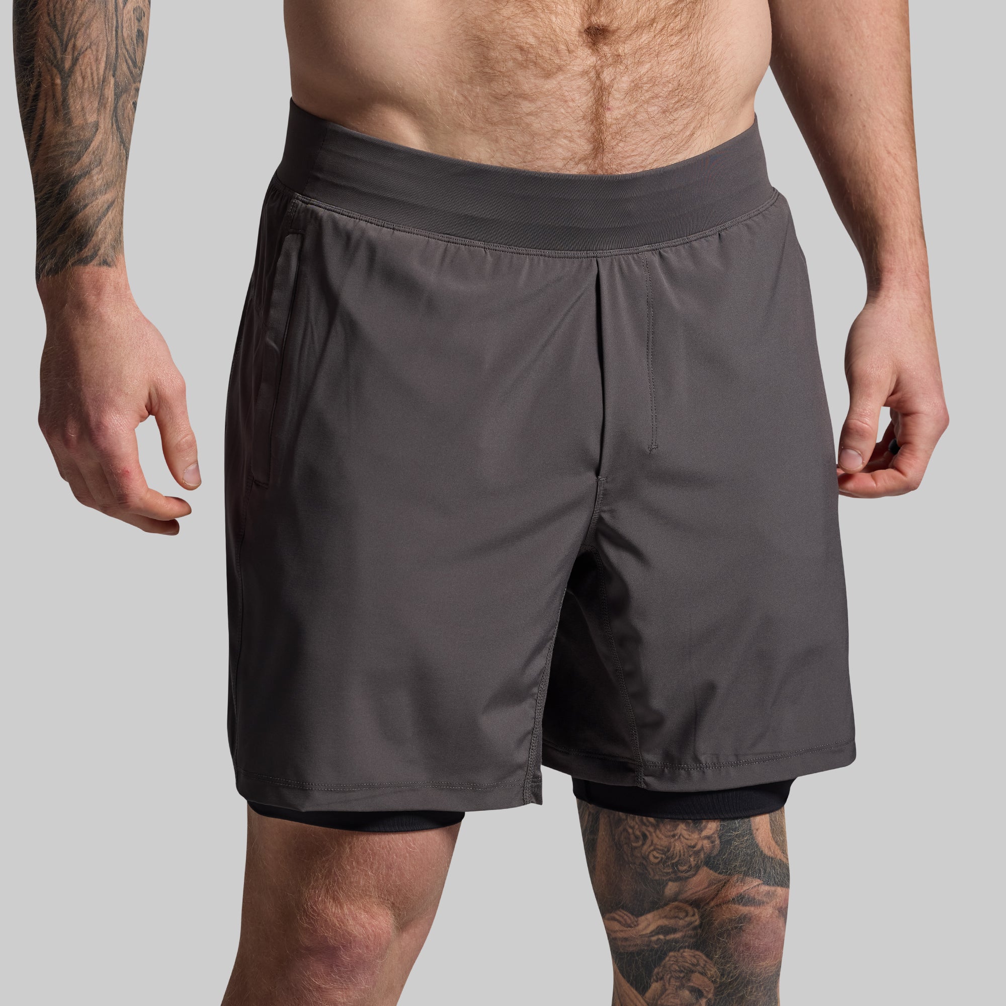 Versatile Short w/ Compression 7 (Gunmetal) - Image 4