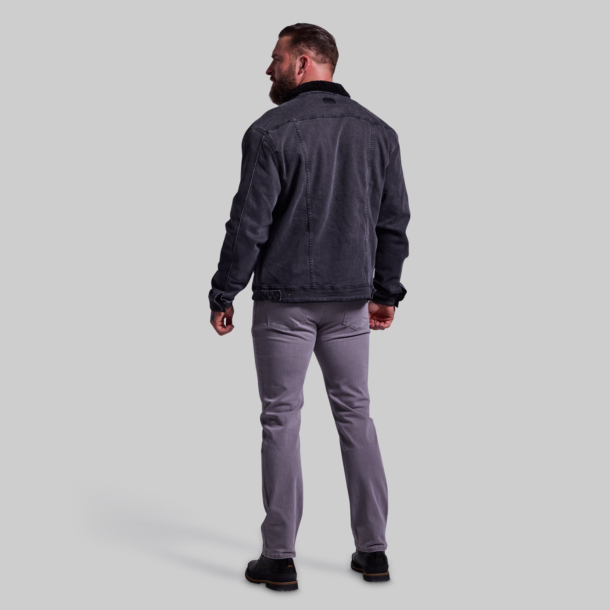Men's FLEX Stretchy Pioneer Jacket 2.0 (Vintage Grey Wash) - Image 11