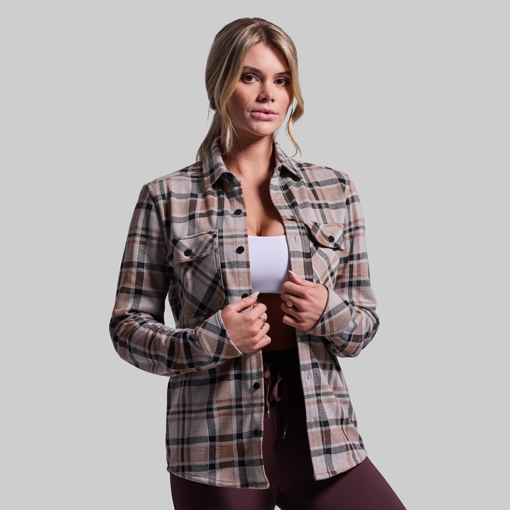 Woodsman Stretchy Flannel (Brushwood) - Image 5