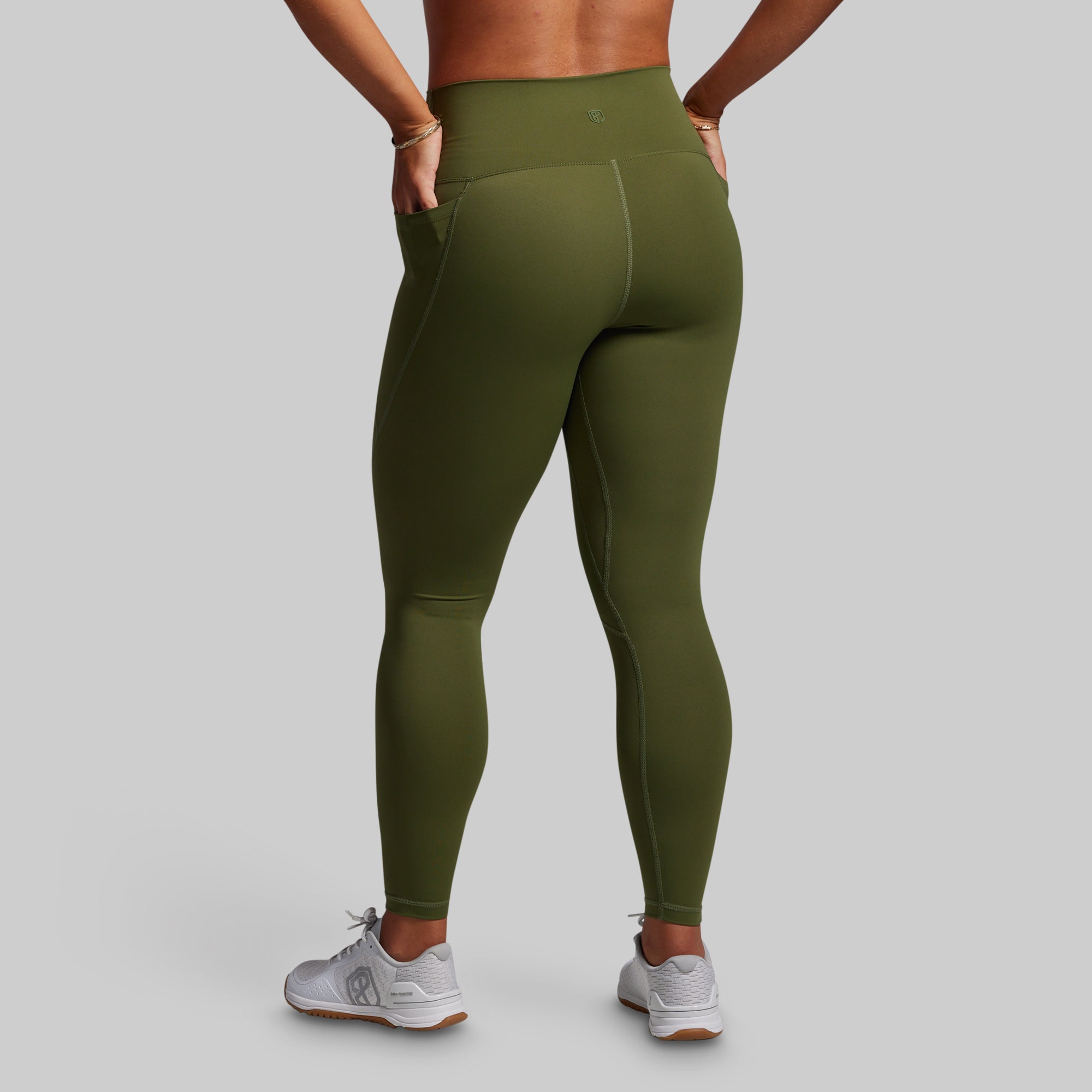 Synergy Full Length Legging w/ Pockets 2.0 (Olive) - Image 2