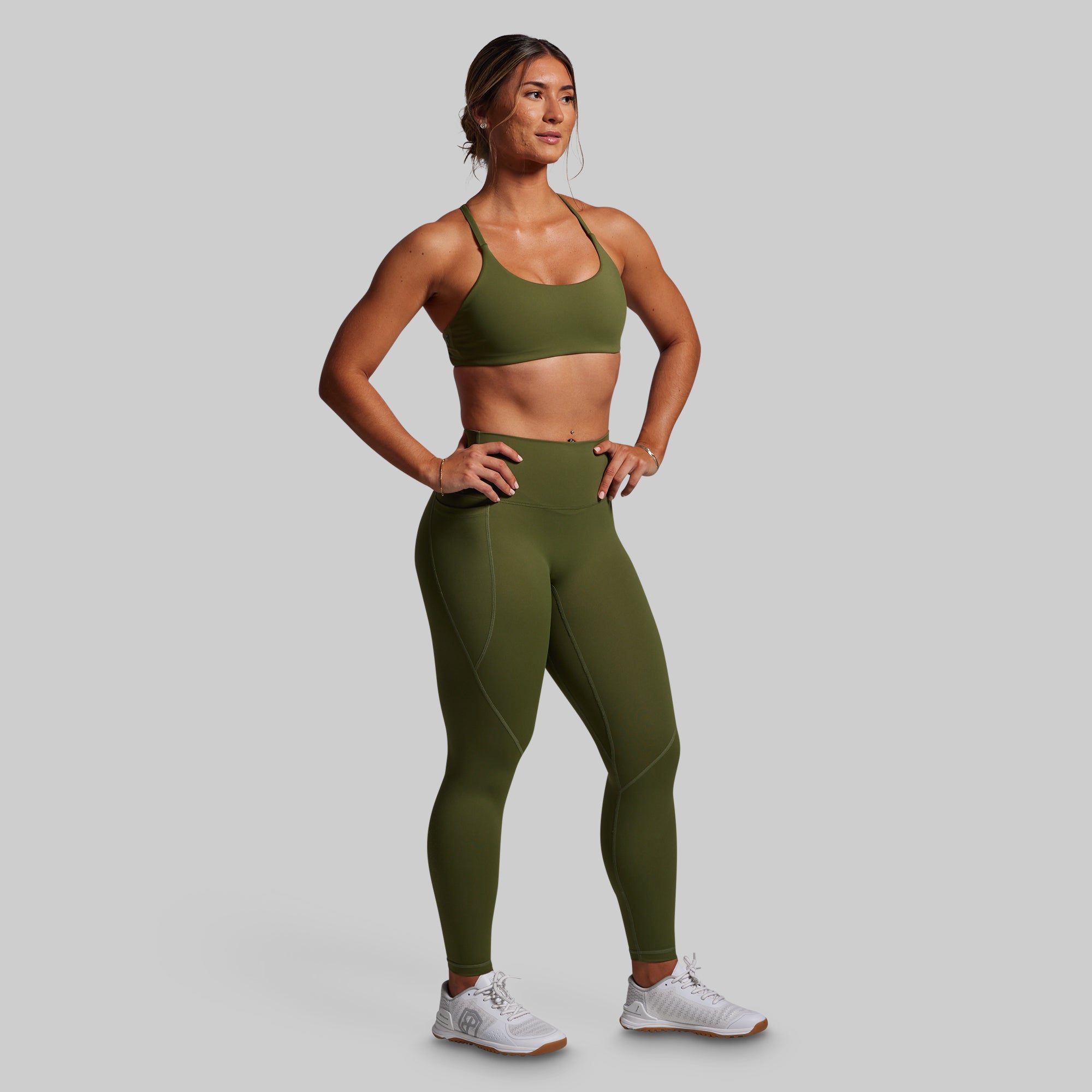 Synergy Full Length Legging w/ Pockets 2.0 (Olive) - Image 5