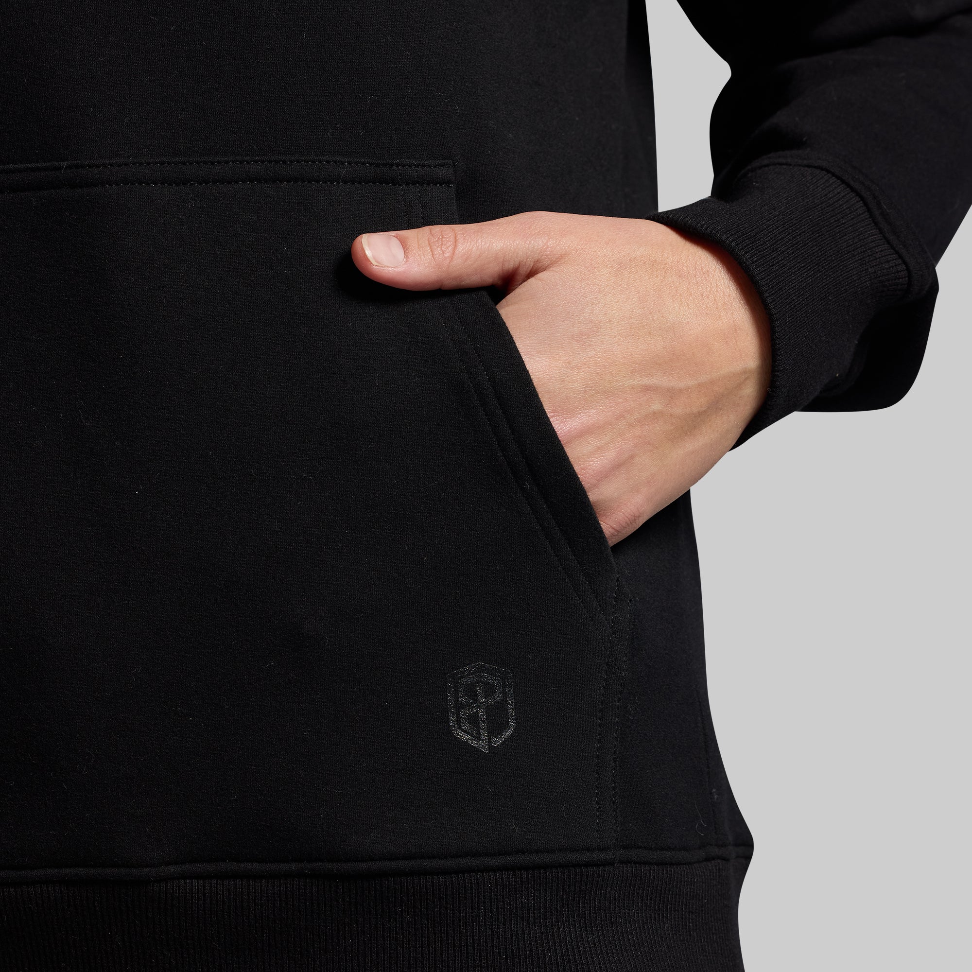 Women's Unmatched Hoodie (Black) - Image 4